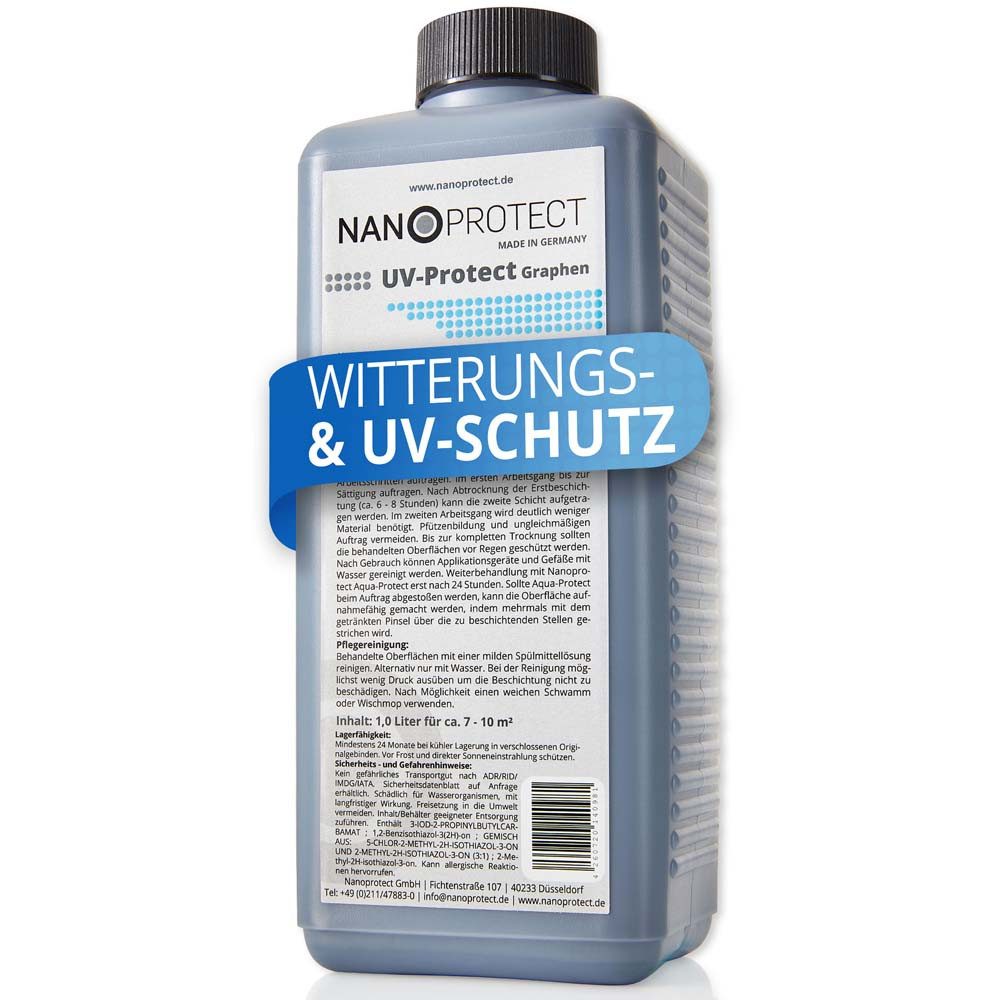 Nanoprotect Holzöl UV-Protect Graphen (dunkelgrau)