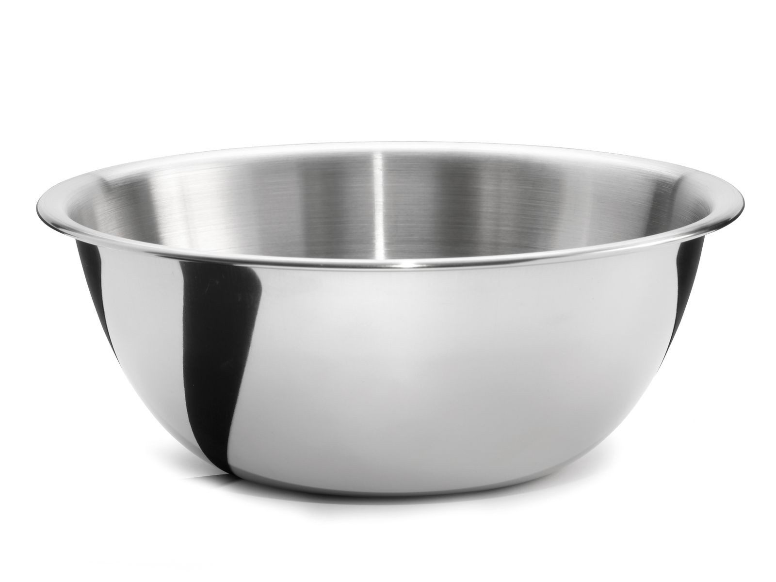 Gravidus Rührschüssel Edelstahl Rührschüssel Salatschüssel Servierschale Ø36cm 11 Liter