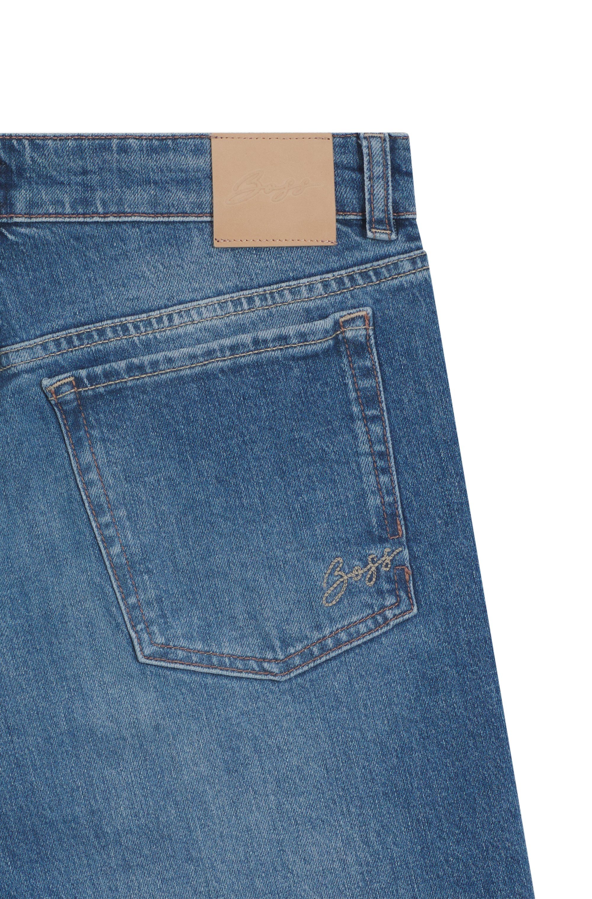 BOSS ORANGE Bootcut-Jeans SOFT BOOTCUT LR Premium Damenmode Low Rise
