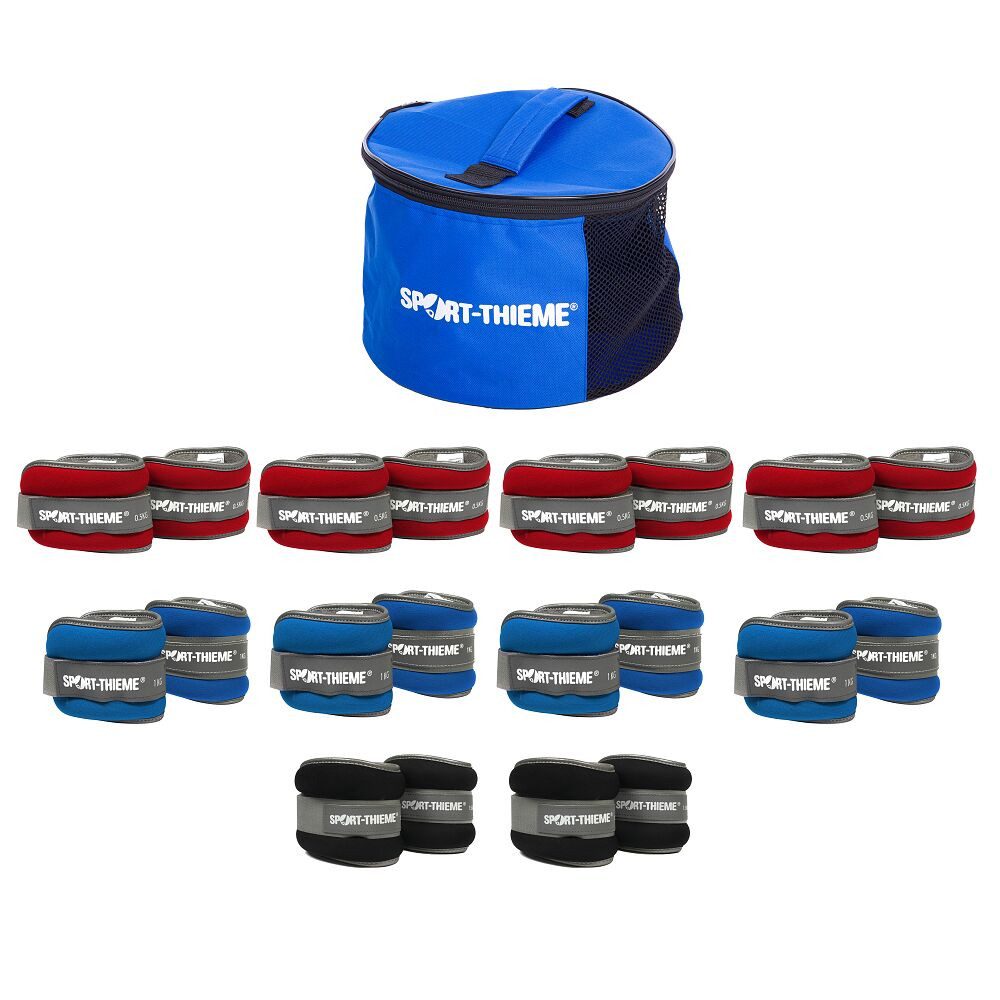 Sport-Thieme Gewichtsmanschette Gewichtsmanschetten-Set mit Tasche, Gewichtsmanschetten langlebig, weich und bequem