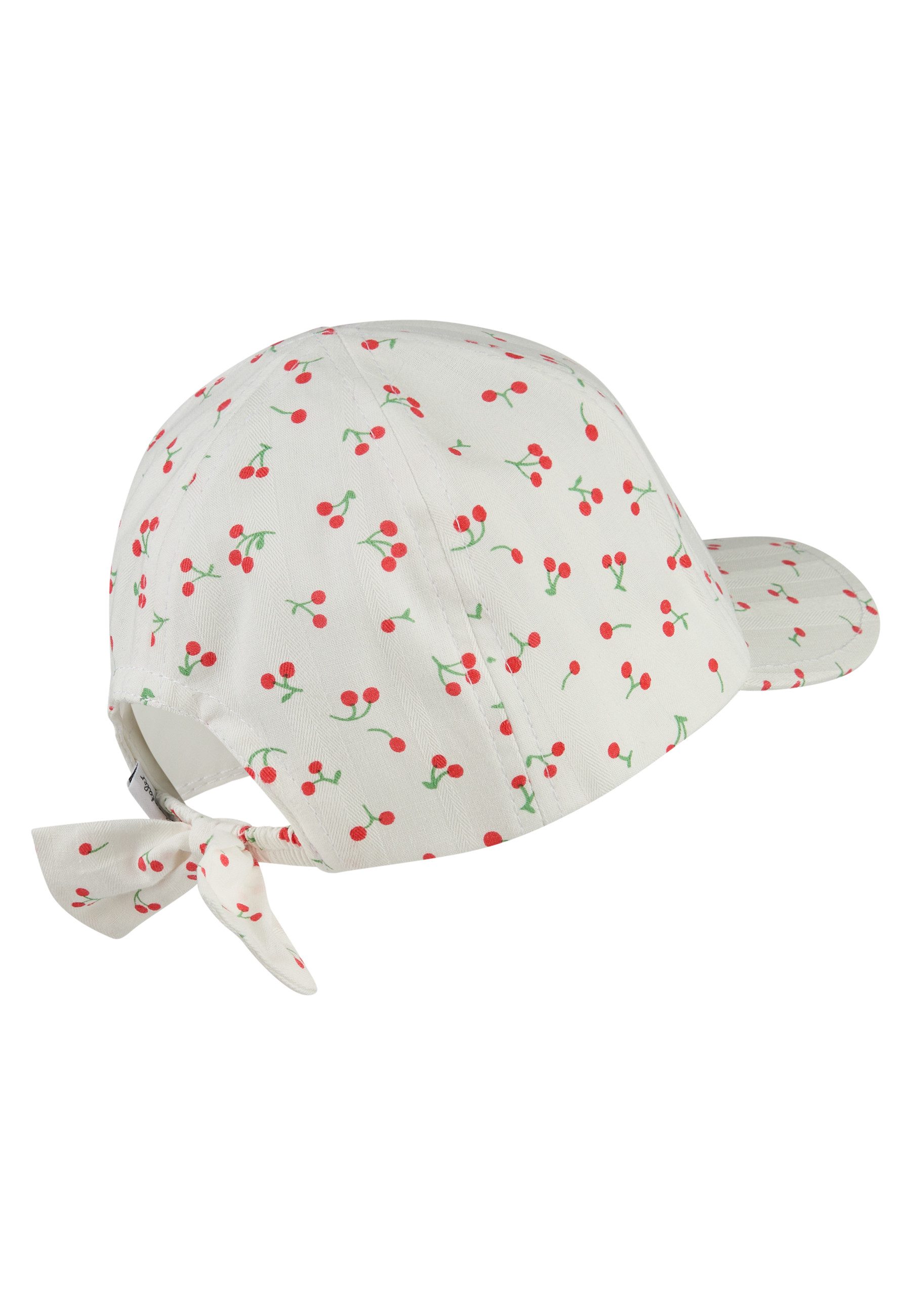 Sterntaler® Baseball Cap Basecap Kirschen (1-St) Baumwoll-Basecap mit Kirschen, Schleife hinten und Gummi