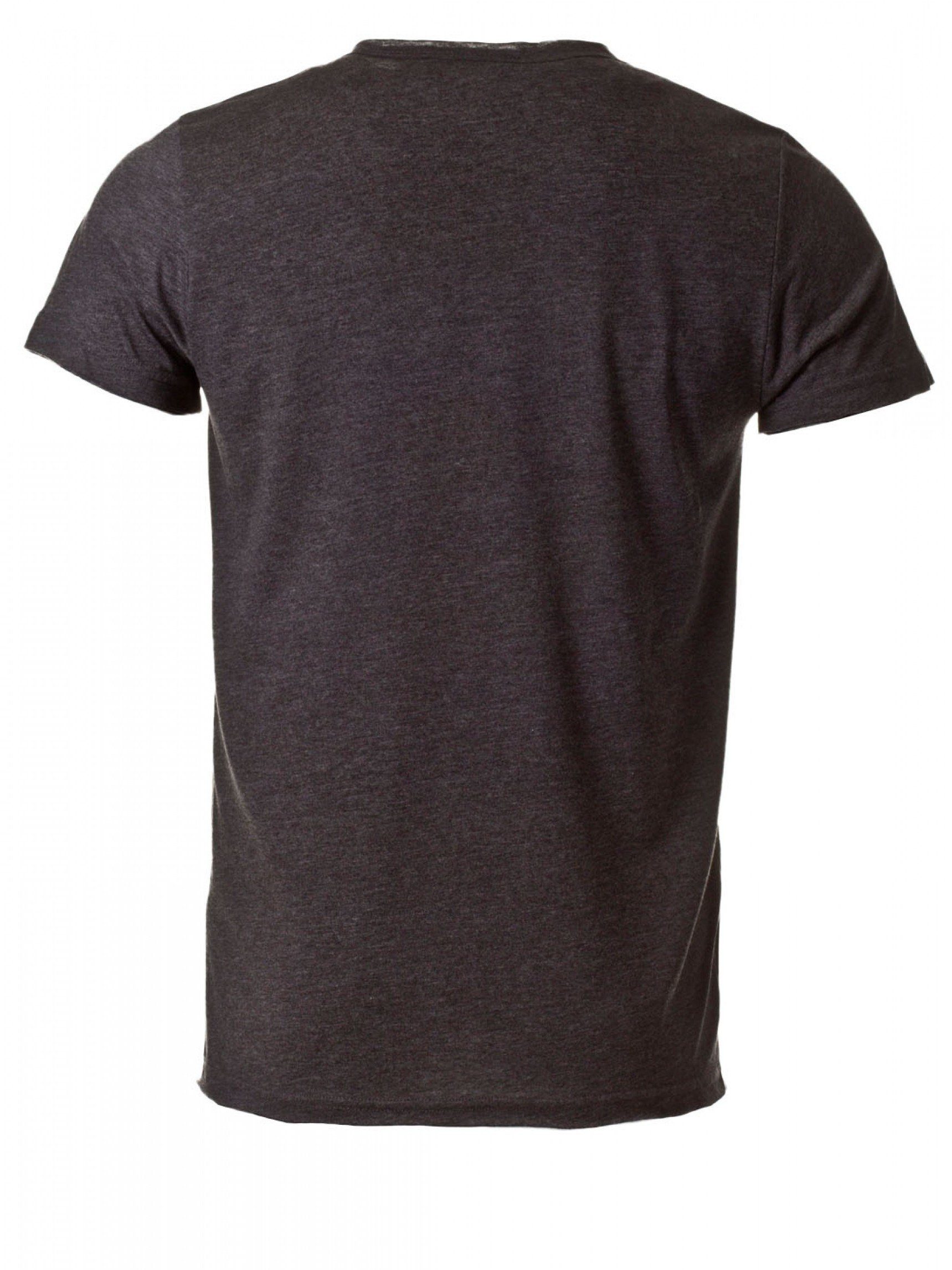 Yazubi T-Shirt Noah V-Neck Schwarz T-shirt black V-Ausschnitt bequemes Shirt mit