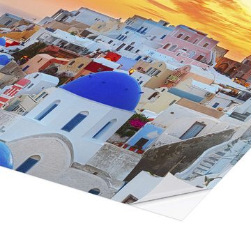 Posterlounge Wandfolie Editors Choice, Blick über Santorini, Fotografie