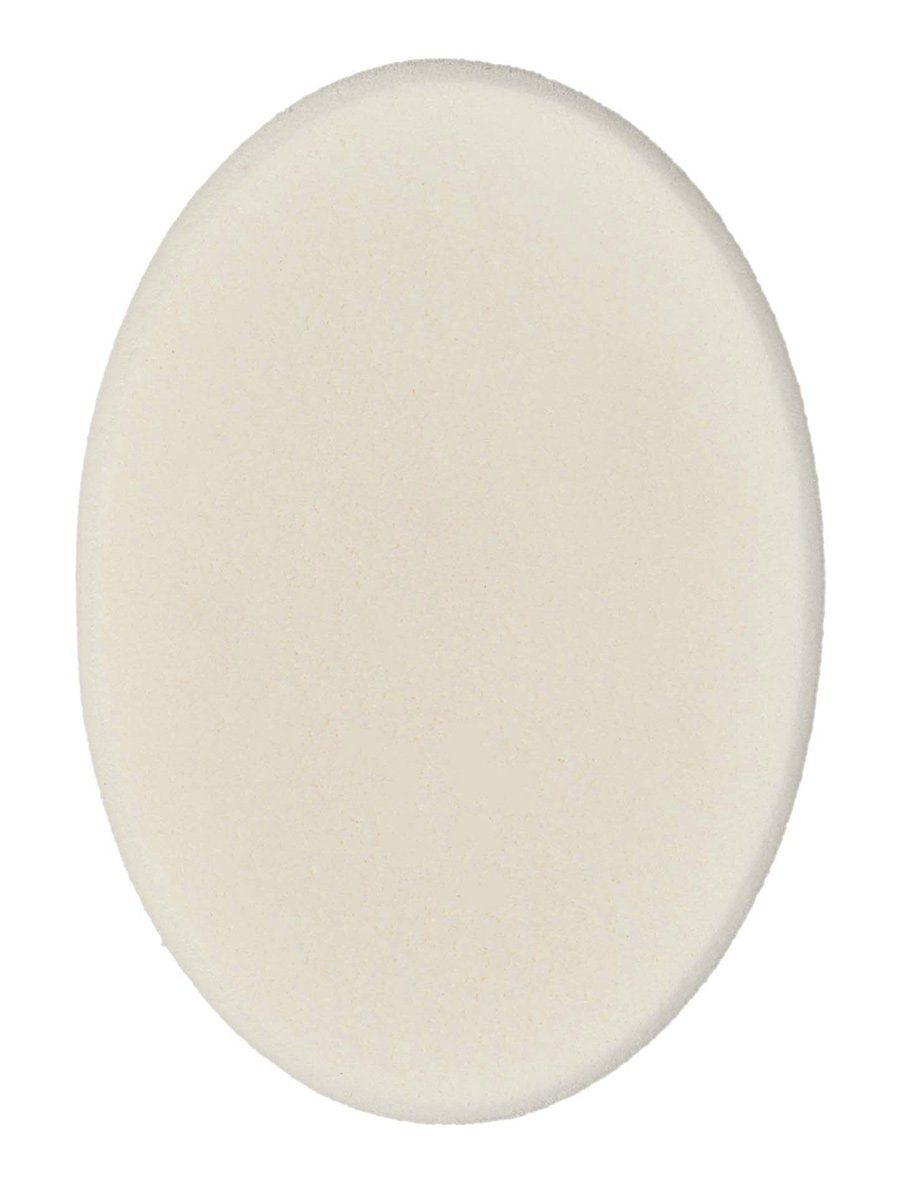 Kosmetex Gesichtsreinigungsschwamm 7x5 cm Oval, Make-up Schwämmchen, weiß