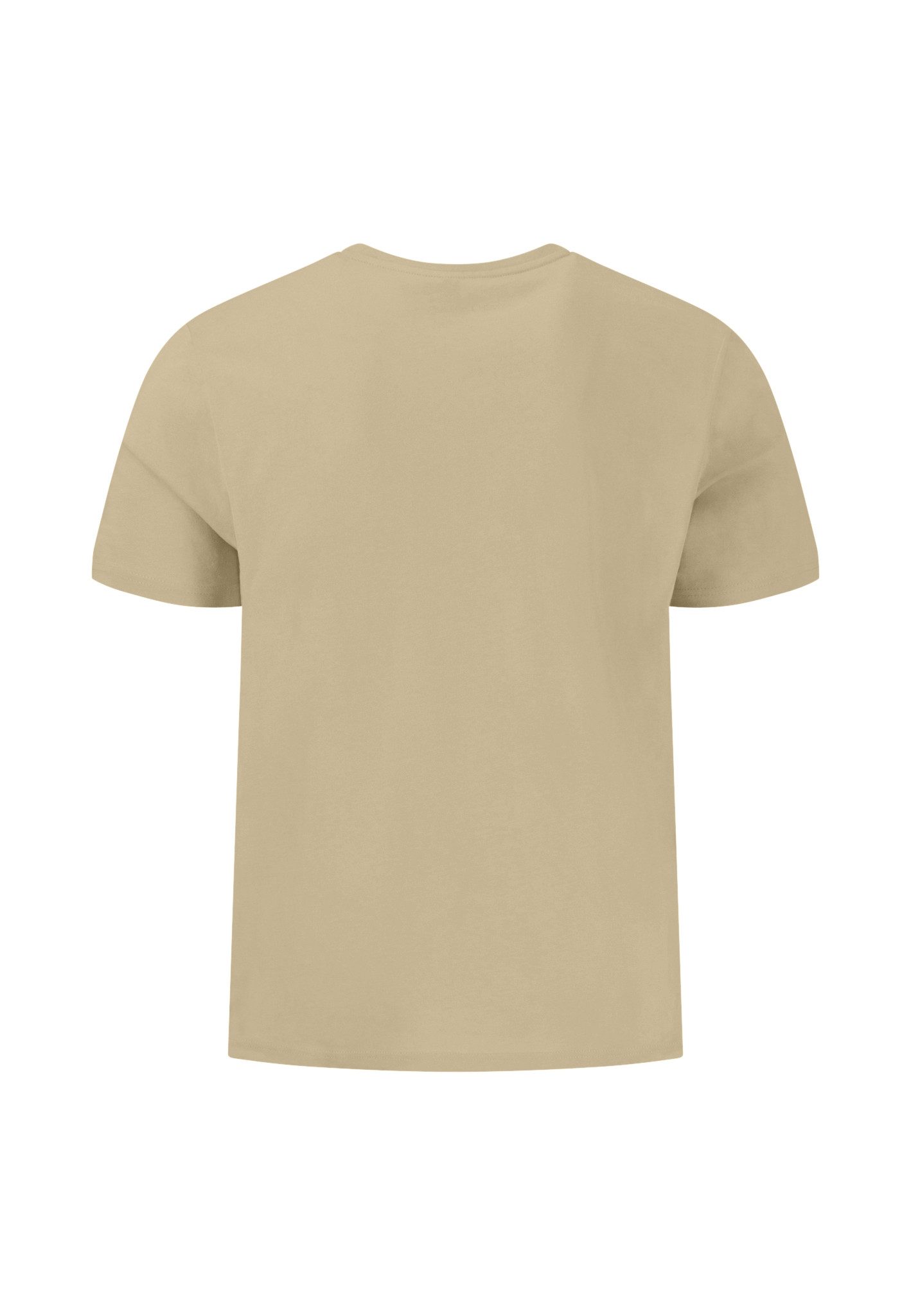 FYNCH-HATTON T-Shirt normale Passform, Kurzarm, hüftbedeckende Länge, aus Baumwolle