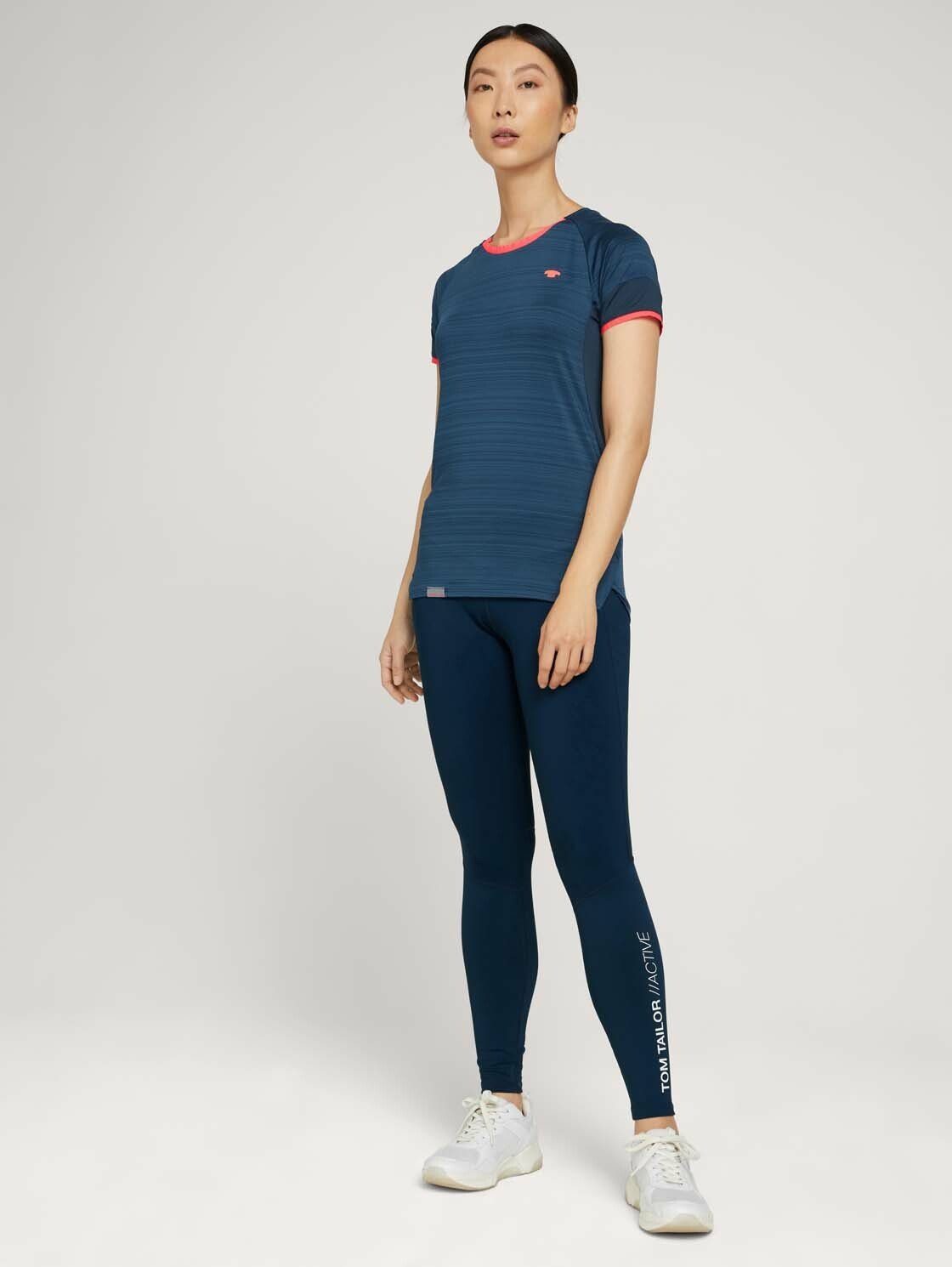 TOM TAILOR Sporthose Leggings mit Tasche blue dk