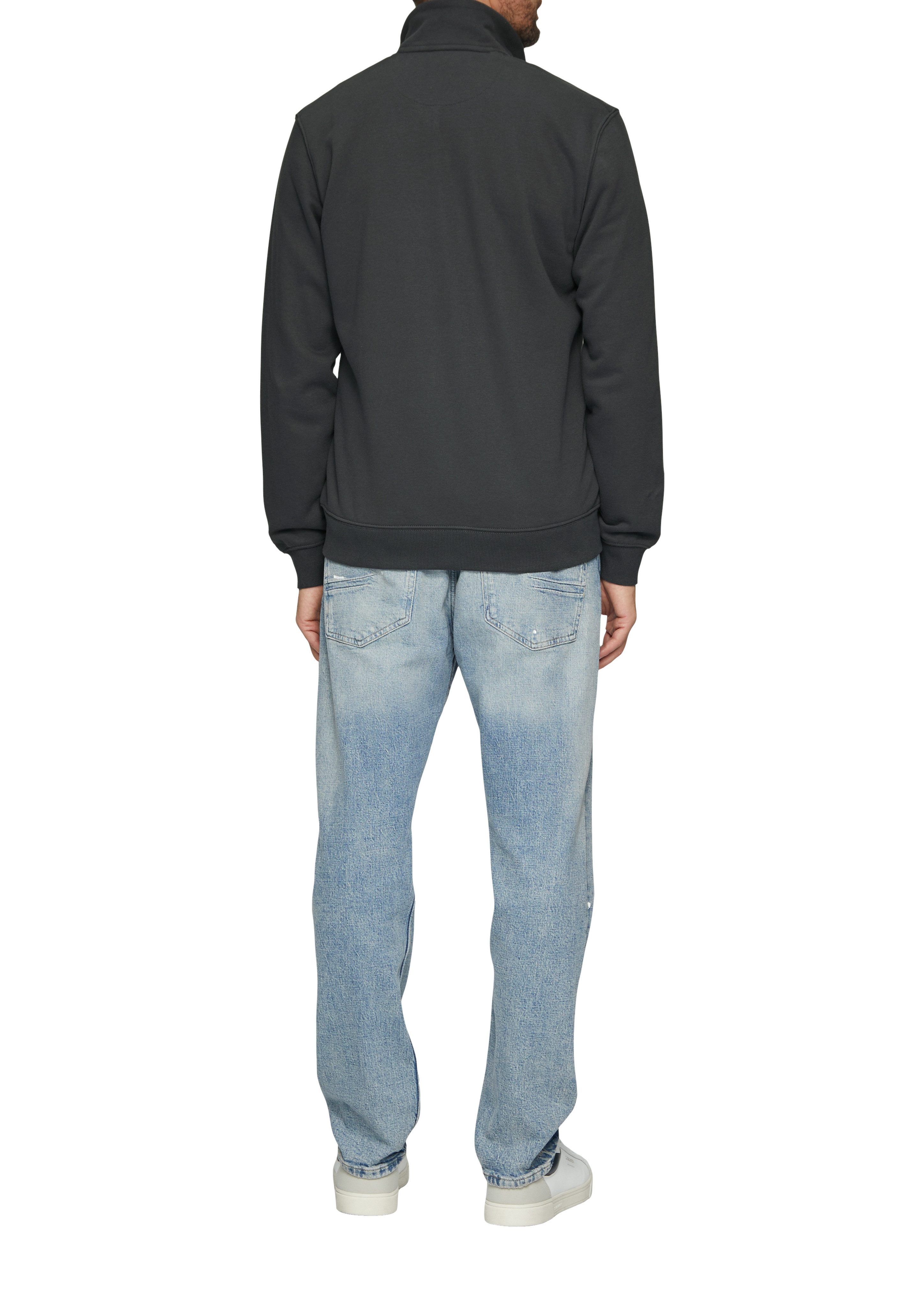 s.Oliver Sweatshirt mit Logo Stickerei