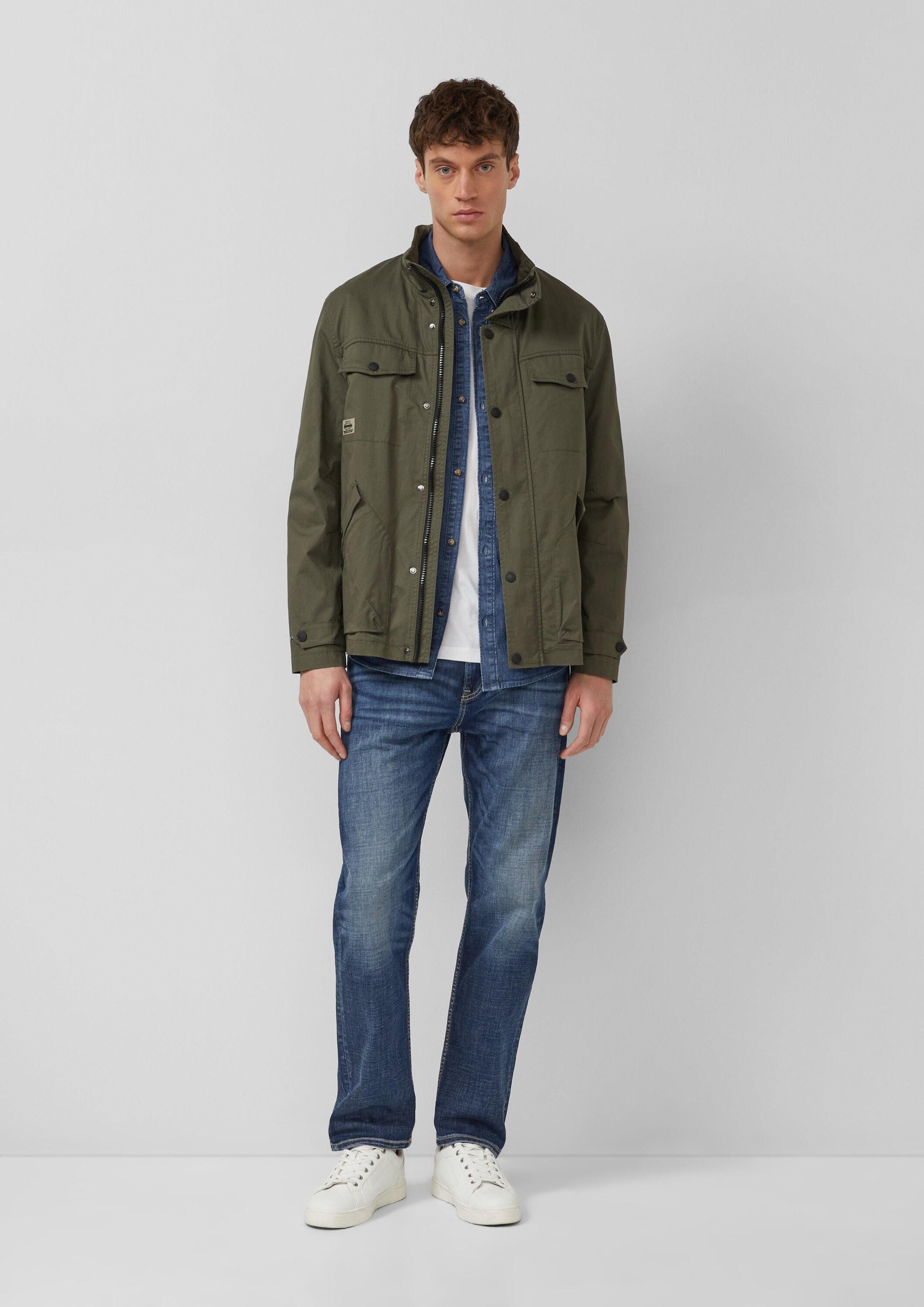s.Oliver Funktionsjacke Outdoor-Jacke Baumwolljacke mit Twill-Struktur und aufgesetzten Taschen – Bild 5 von 5