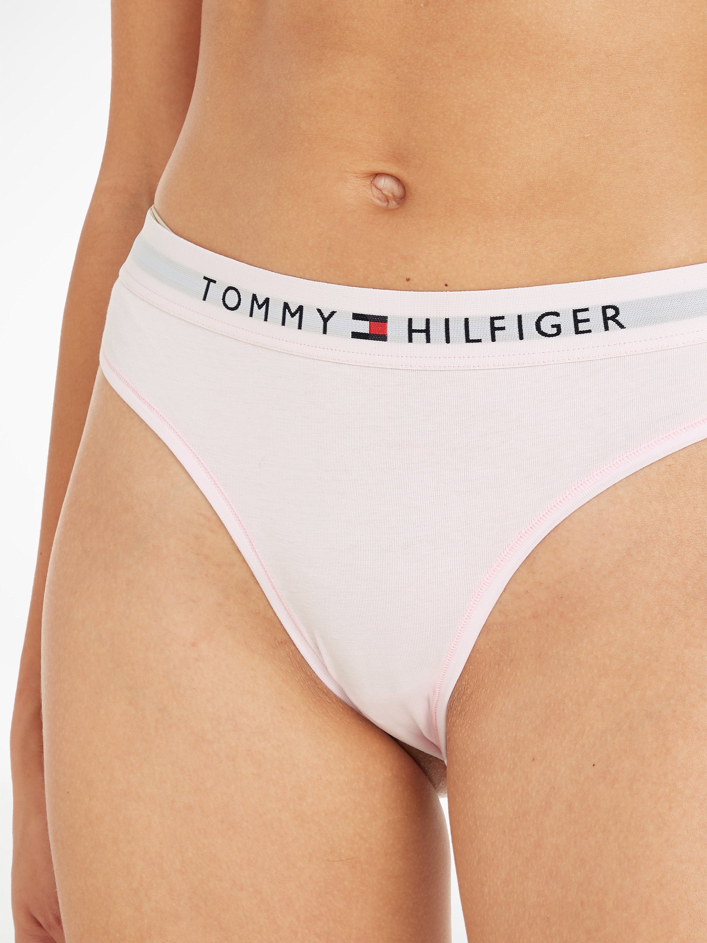 Tommy Hilfiger Underwear Slip THONG mit Hilfiger Light-Pink Tommy Markenlabel