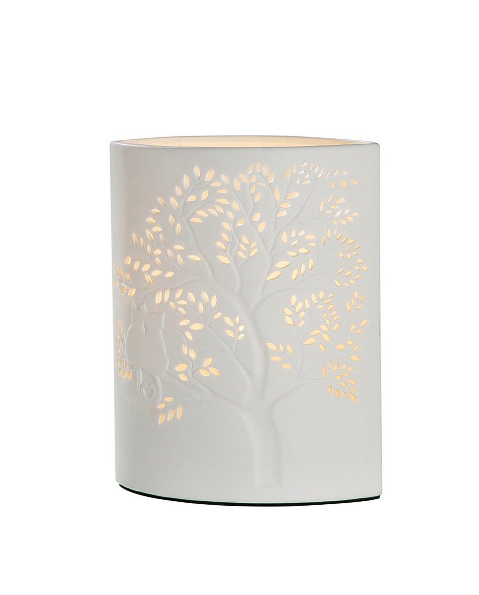 GILDE Tischleuchte GILDE Lampe Ellipse Baum günstig online kaufen