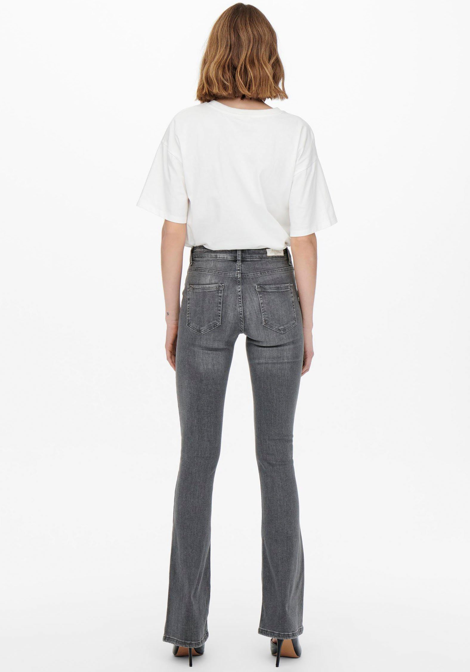ONLY Bootcut-Jeans ONLBLUSH LIFE MID FLARED günstig online kaufen