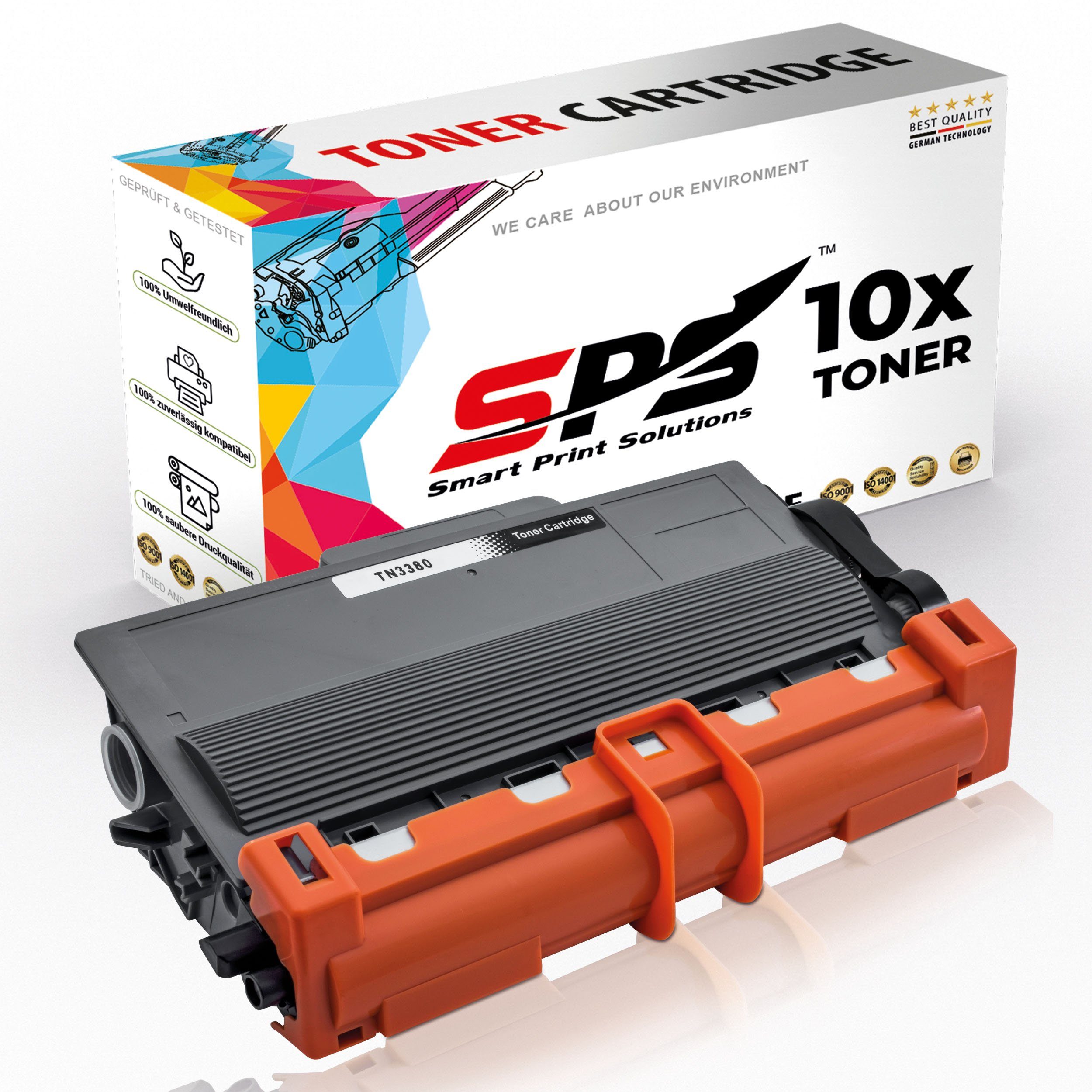 SPS Tonerkartusche für Kompatibel Pack) TN-3380, MFC-8910 (10er Brother