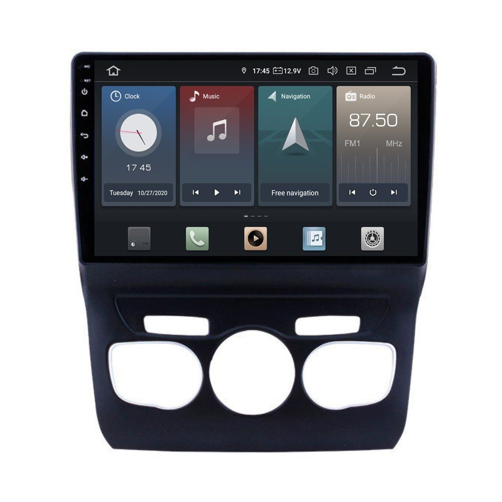 Für Citroen C4L 10.1" Touch Android Autoradio GPS CarPlay Bluetooth Einbau-Navigationsgerät