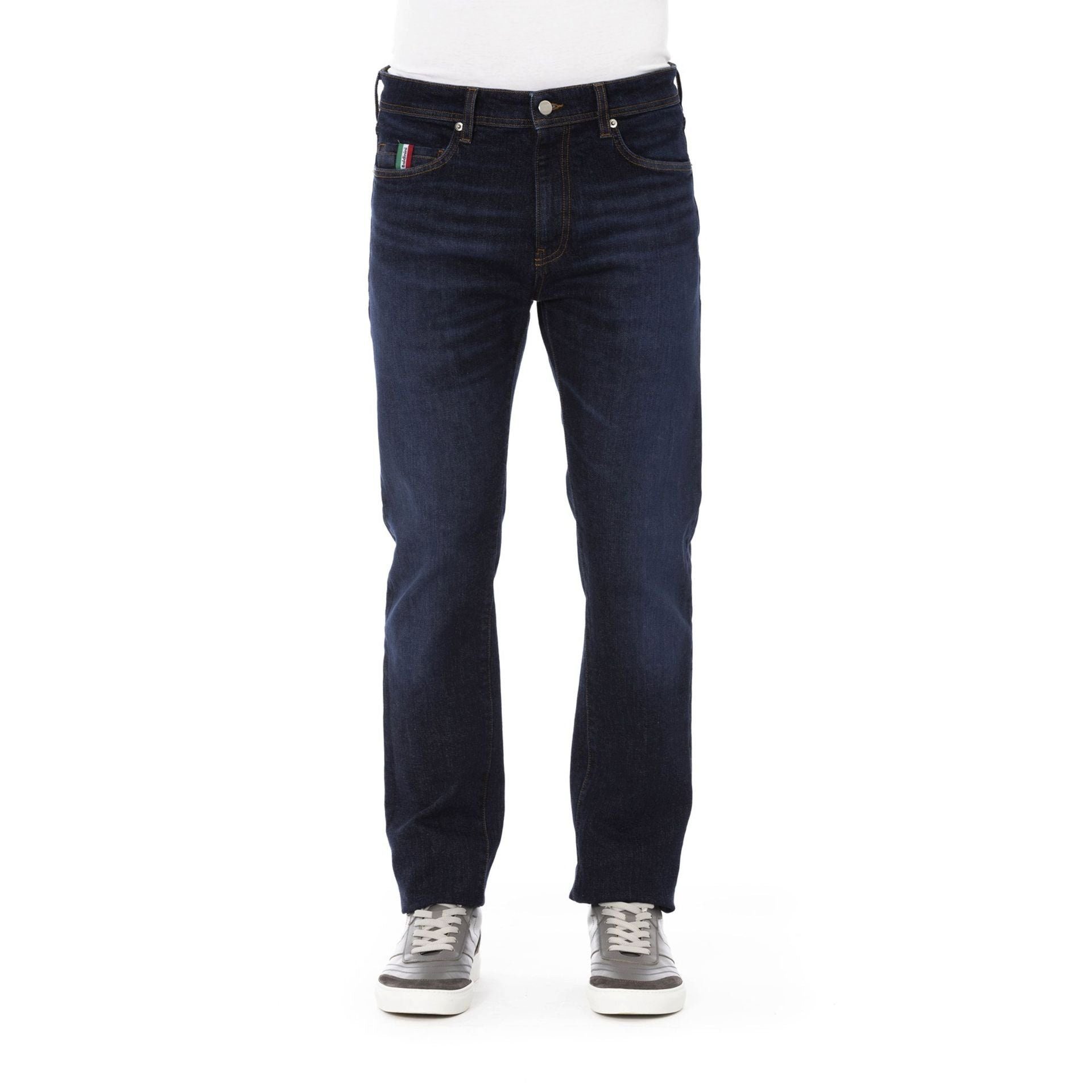 Herren modische Trend Jeans Bootcut-Jeans Baldinini
