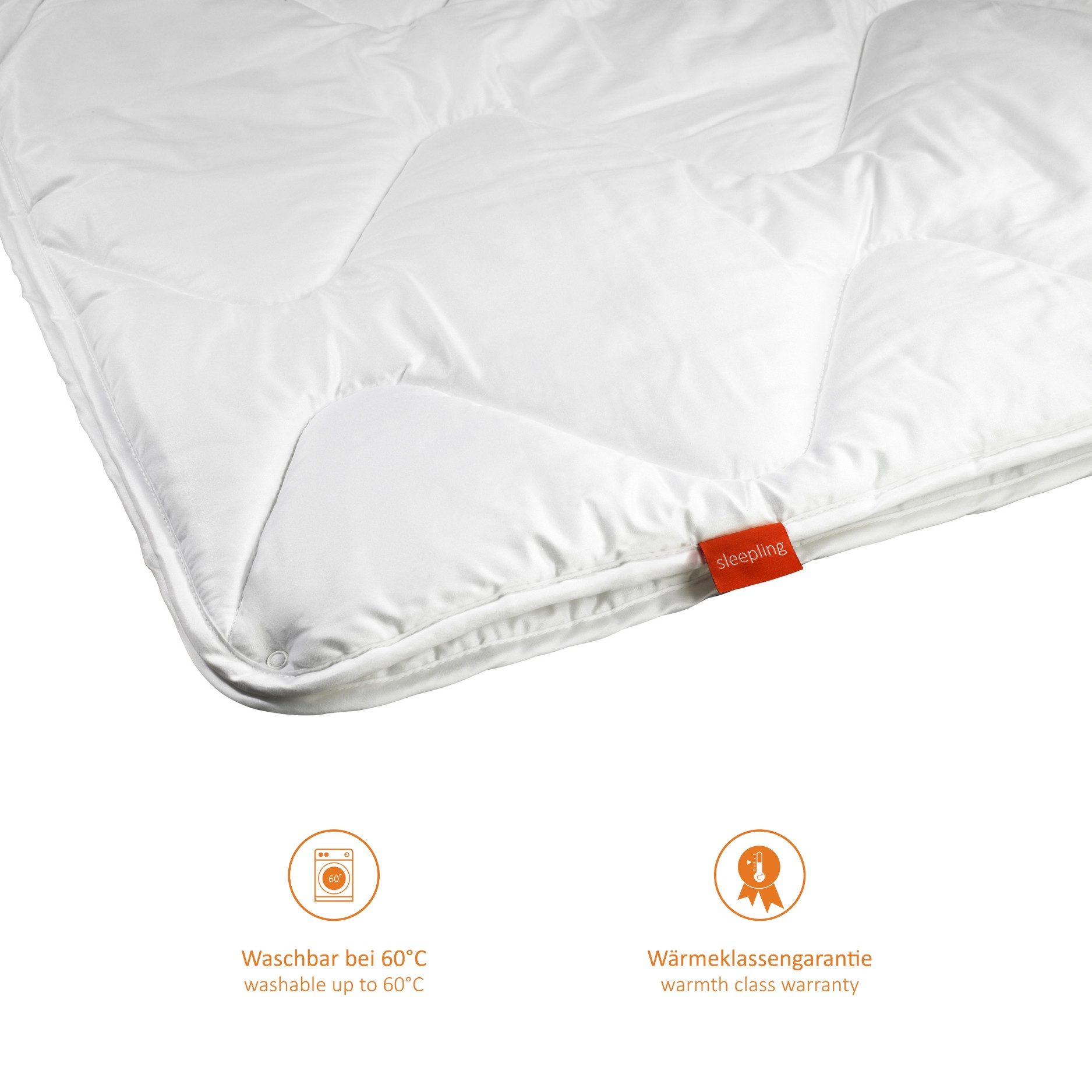 sleepling Microfaserbettdecke Basic 100, Füllung: 100% Polyester, Bezug: 100% Polyester, in 135x200 cm, 155x220 cm und Weitere, Allergiker geeignet, Made in EU