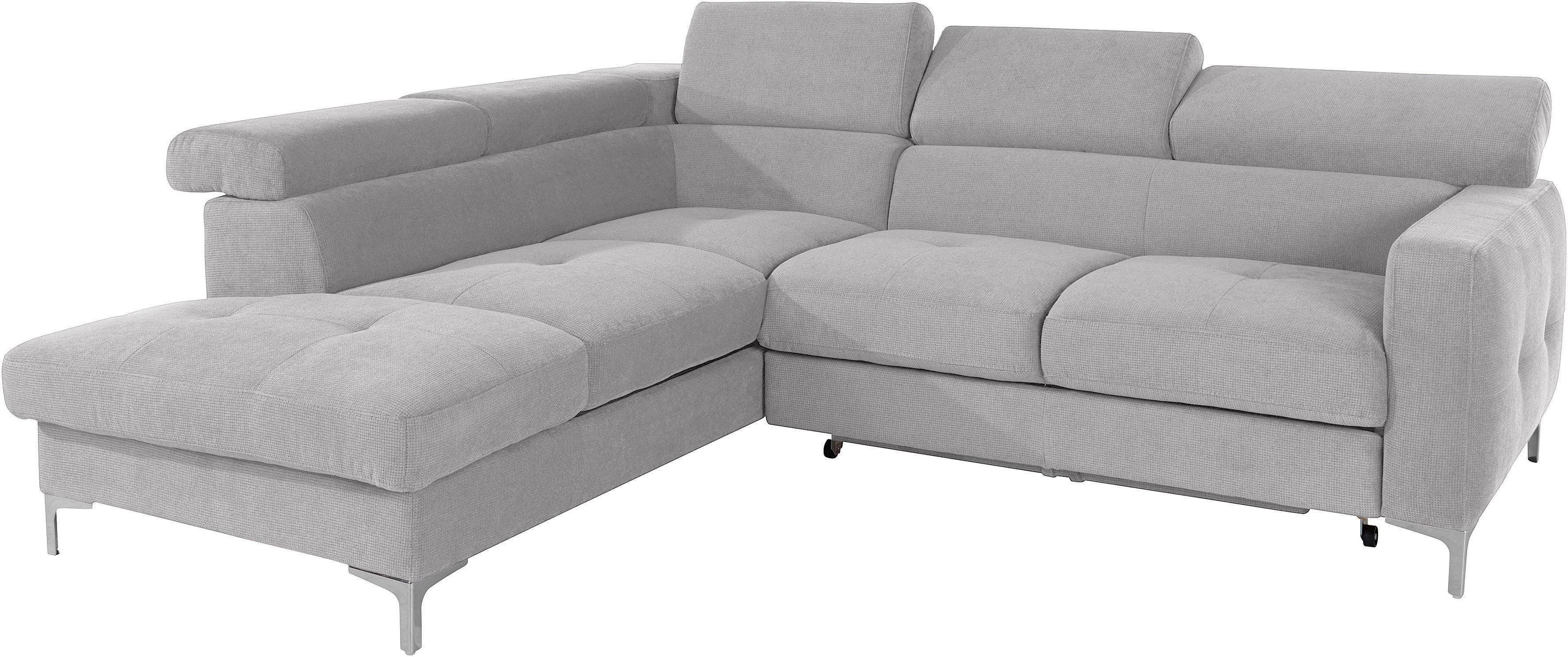 COTTA Polstergarnitur Sammy L-Form, (Set), Set bestehend aus: Ecksofa mit K günstig online kaufen