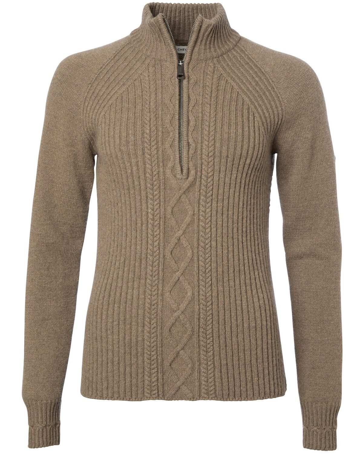 Chevalier Strickpullover Damen Troyer Stella Half Zip Wool günstig online kaufen