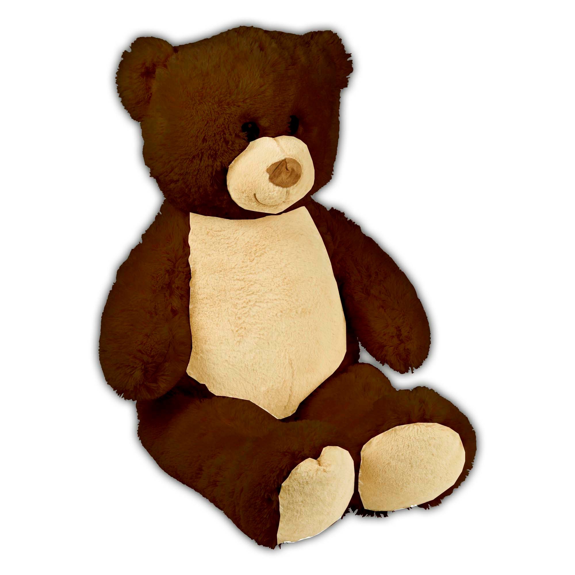 HAC24 Tierkuscheltier XL Riesen Teddybär Bär Stofftier Groß Kuscheltier Plüschbär, Polyester, 100 cm Beige oder Braun