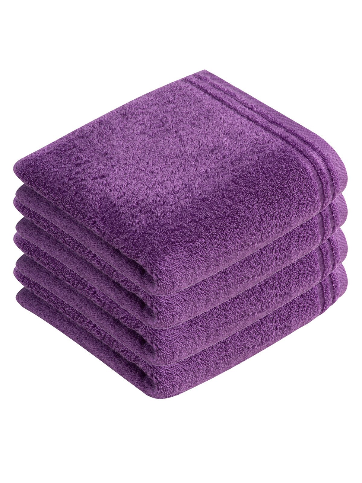 Vossen Рушники 4er Pack Handtuch 60 x 110 cm Calypso feeling, Frottier (Spar-Set, 4-St), hohe Markenqualität