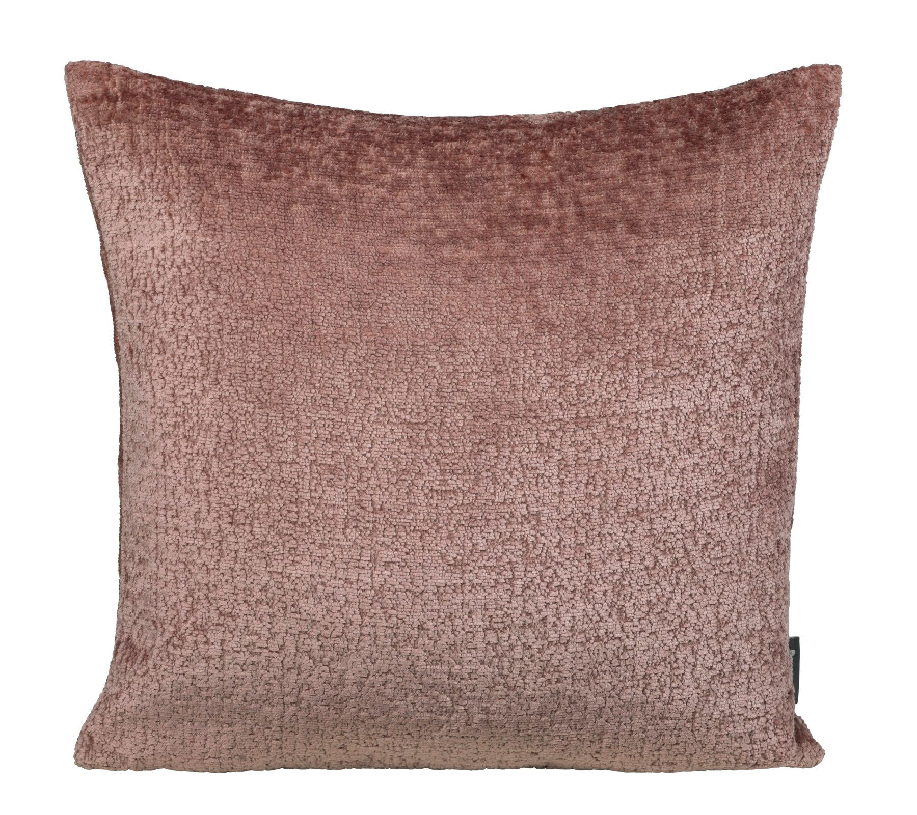 PICHLER Kissenhülle Chenille uni Kissenhülle 2er Set 40 x 40 cm BENISA Rechteck rosenholz, (2 Stück), Kissenbezug für Dekokissen Zierkissen Kissenhülle