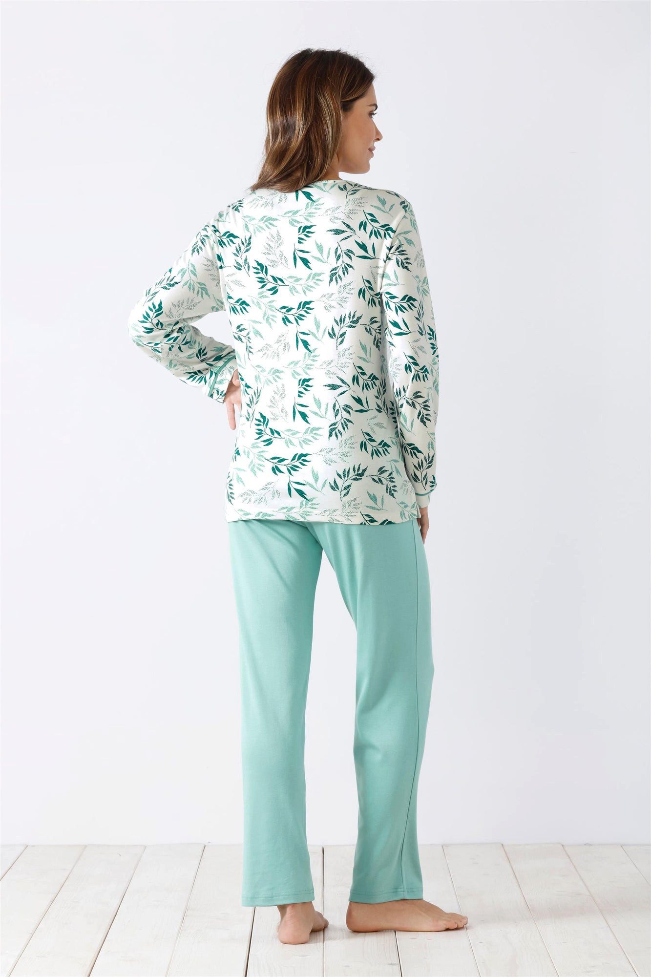 Hajo Schlafanzug Damen Schlafanzug Premium Cotton/TencelTM (Modal) Interlock