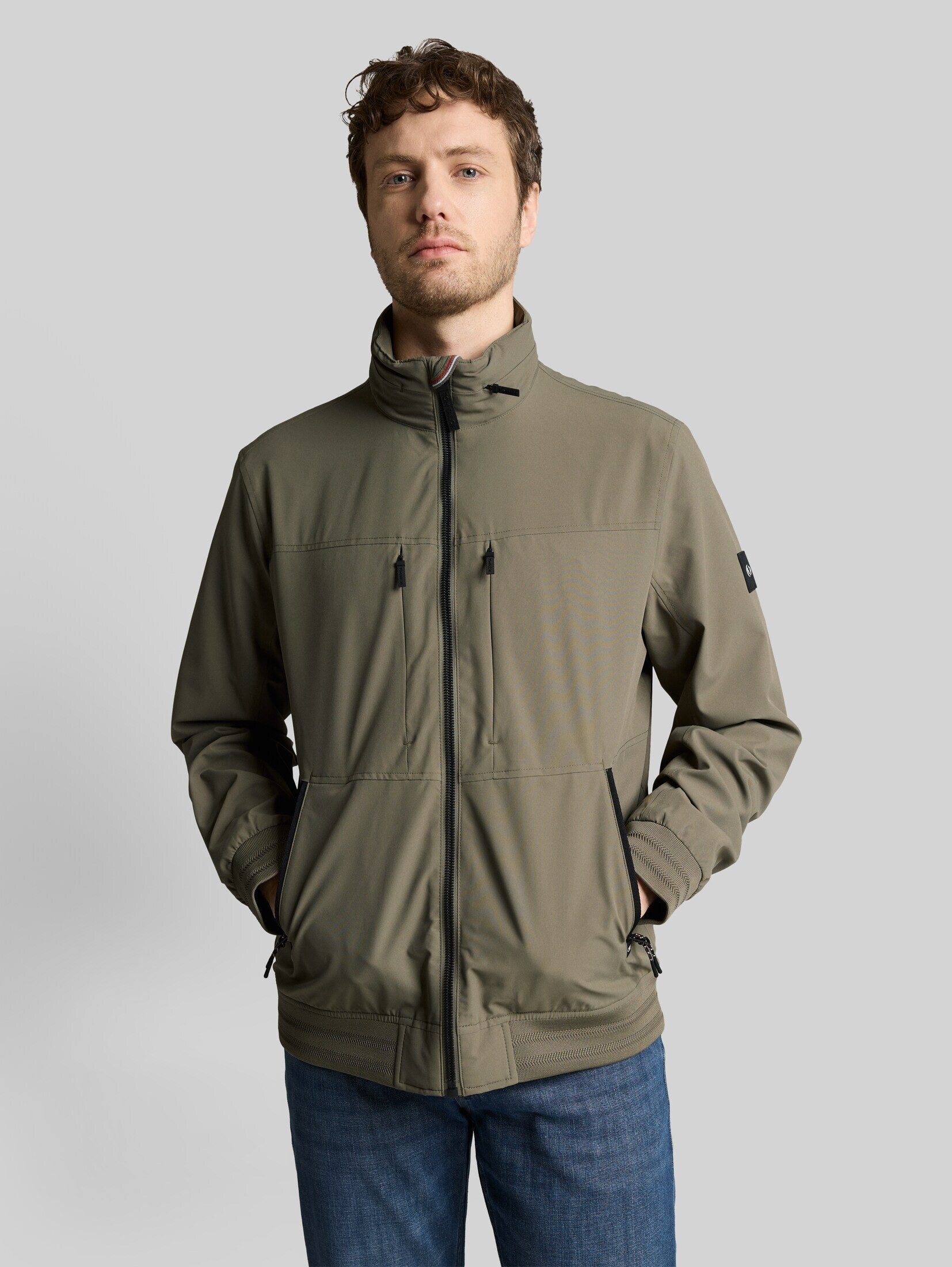 TOM TAILOR Outdoorjacke Jacken Blouson Jacke mit verstaubarer Kapuze