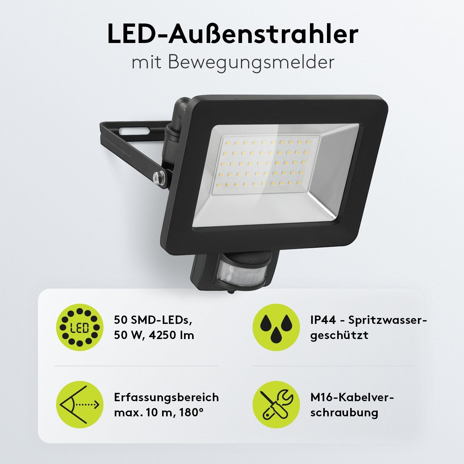 Goobay LED Flutlichtstrahler LED Außenstrahler mit günstig online kaufen