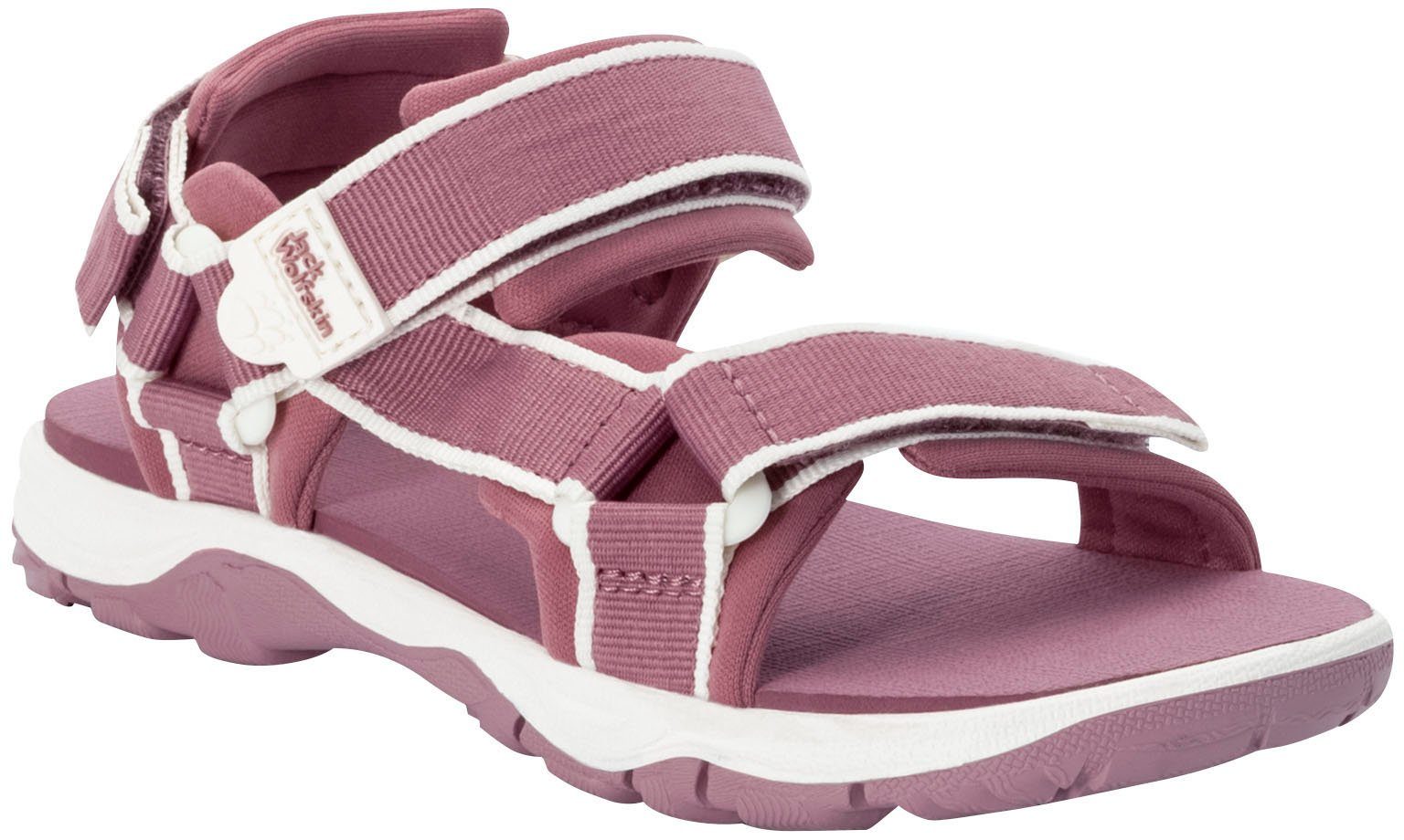 Jack Wolfskin SEVEN SEAS 3 K Sandale mit Klettverschluss rosa