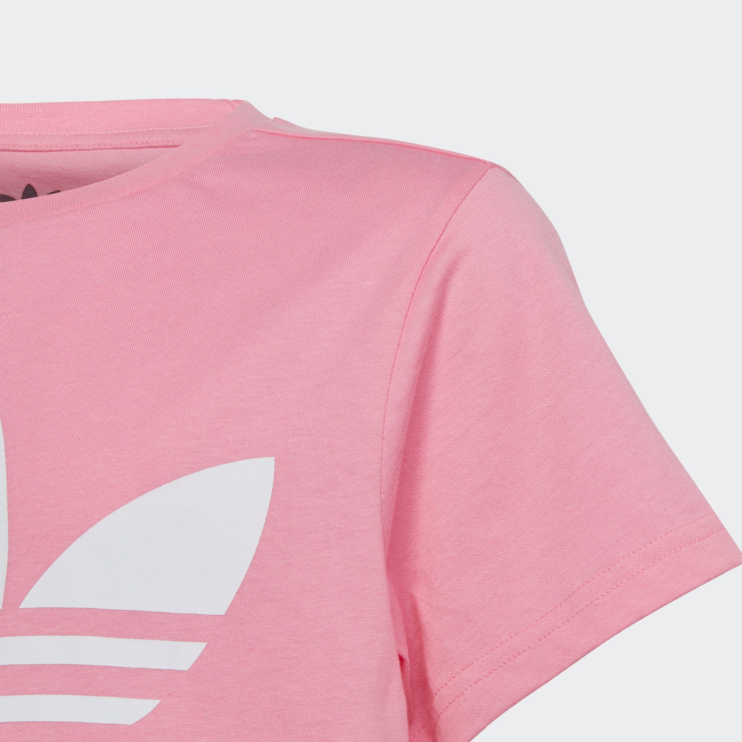 TREFOIL TEE Bliss Originals adidas Pink / Unisex T-Shirt White