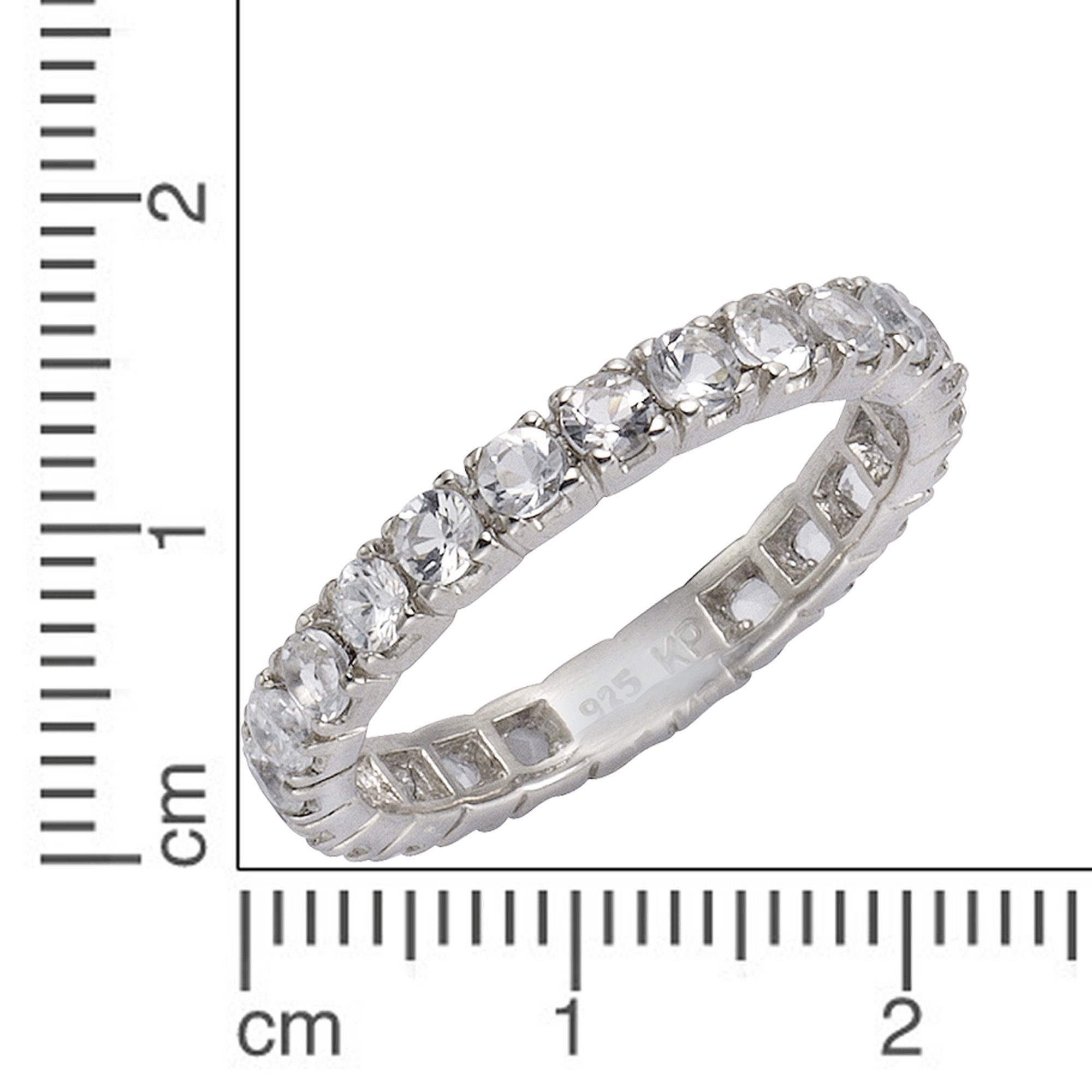 925/- Weißtopas Sterling Fingerring Silber Zeeme