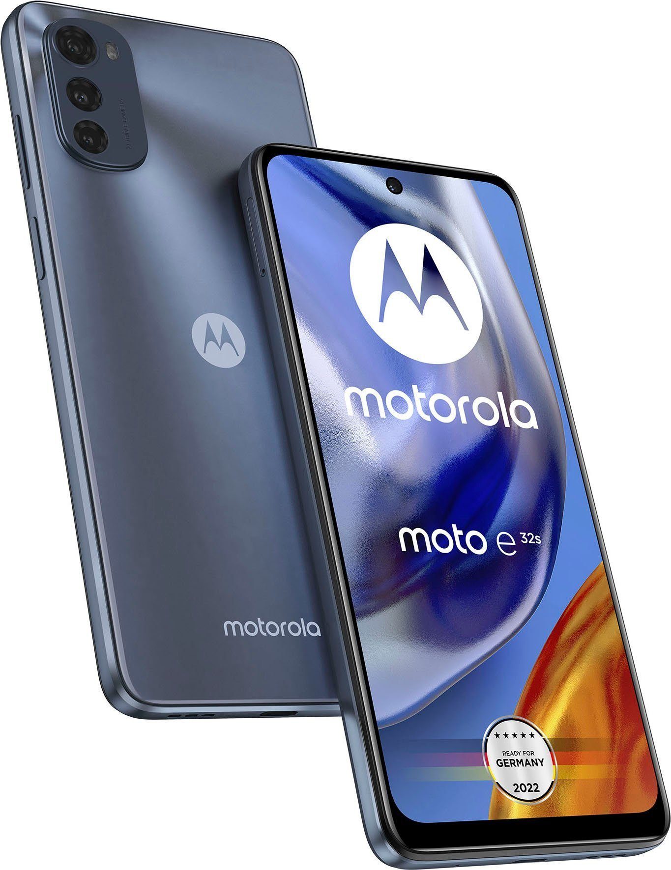 Motorola Motorola E32s, grey 32 GB Handy (32 GB Speicherplatz)