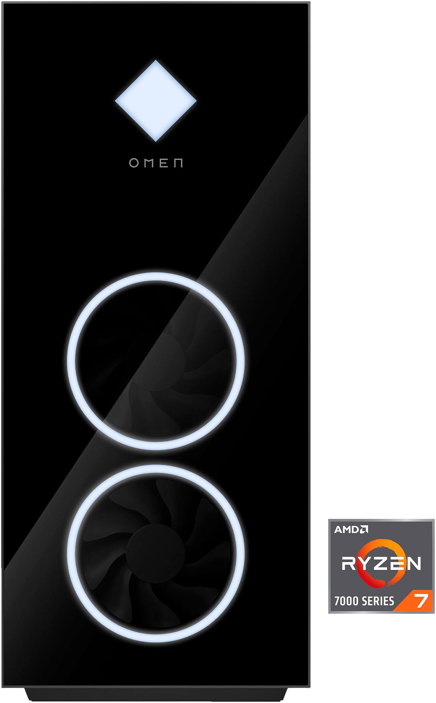 OMEN GT21-1016ng PC (AMD Ryzen 7 7800X3D, GeForce RTX 4080, 32 GB RAM, 1000 GB SSD, Wasserkühlung)