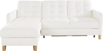 exxpo - sofa fashion Ecksofa Elio, L-Form, wahlweise mit Bettfunktion