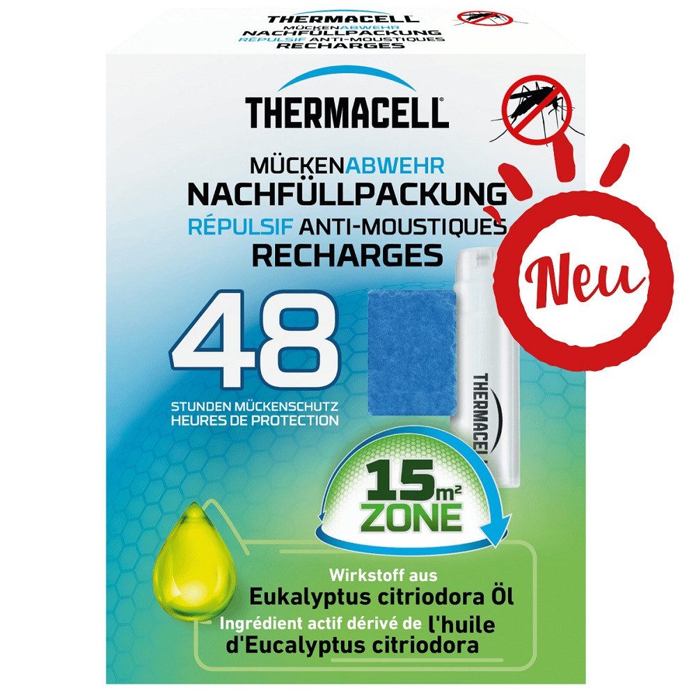 ThermaCell Insektenabwehrgerät Thermacell Mückenabwehr 48 Stunden Nachfüllpack