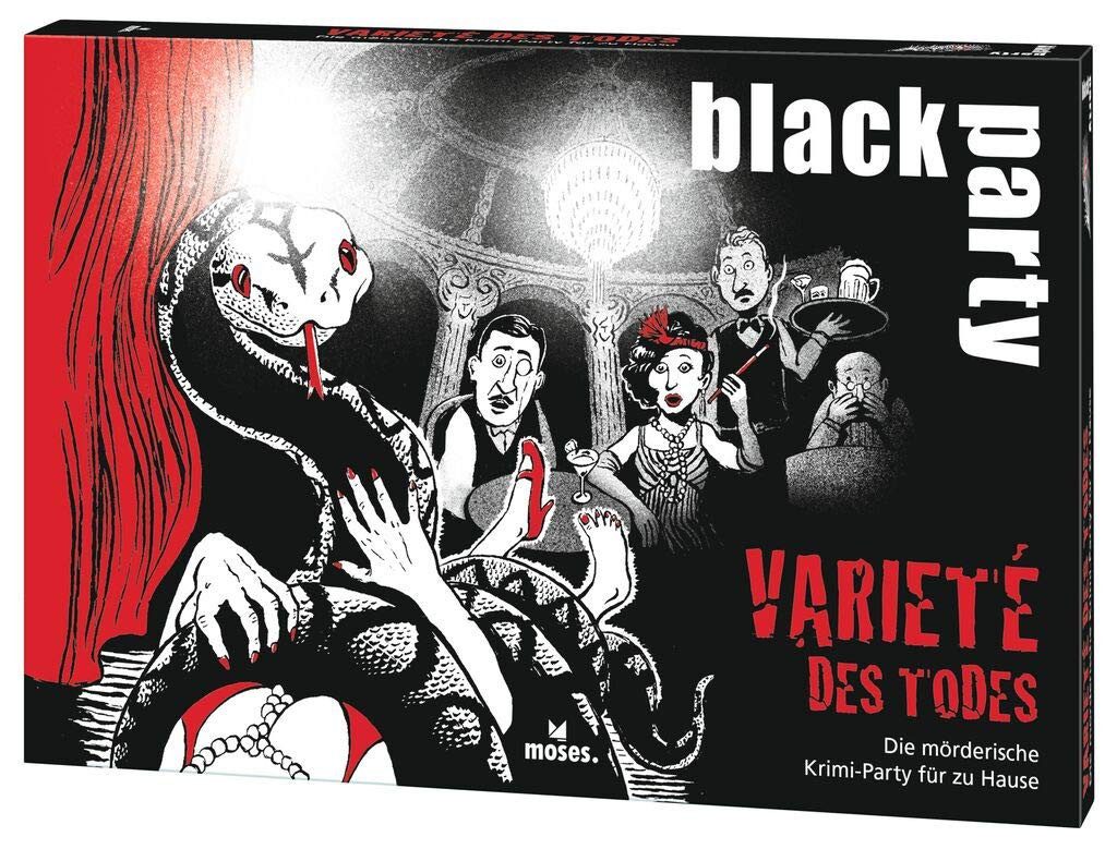 moses Spiel Black Party - Varieté des Todes, Kartenspiel, 6-7 Spieler