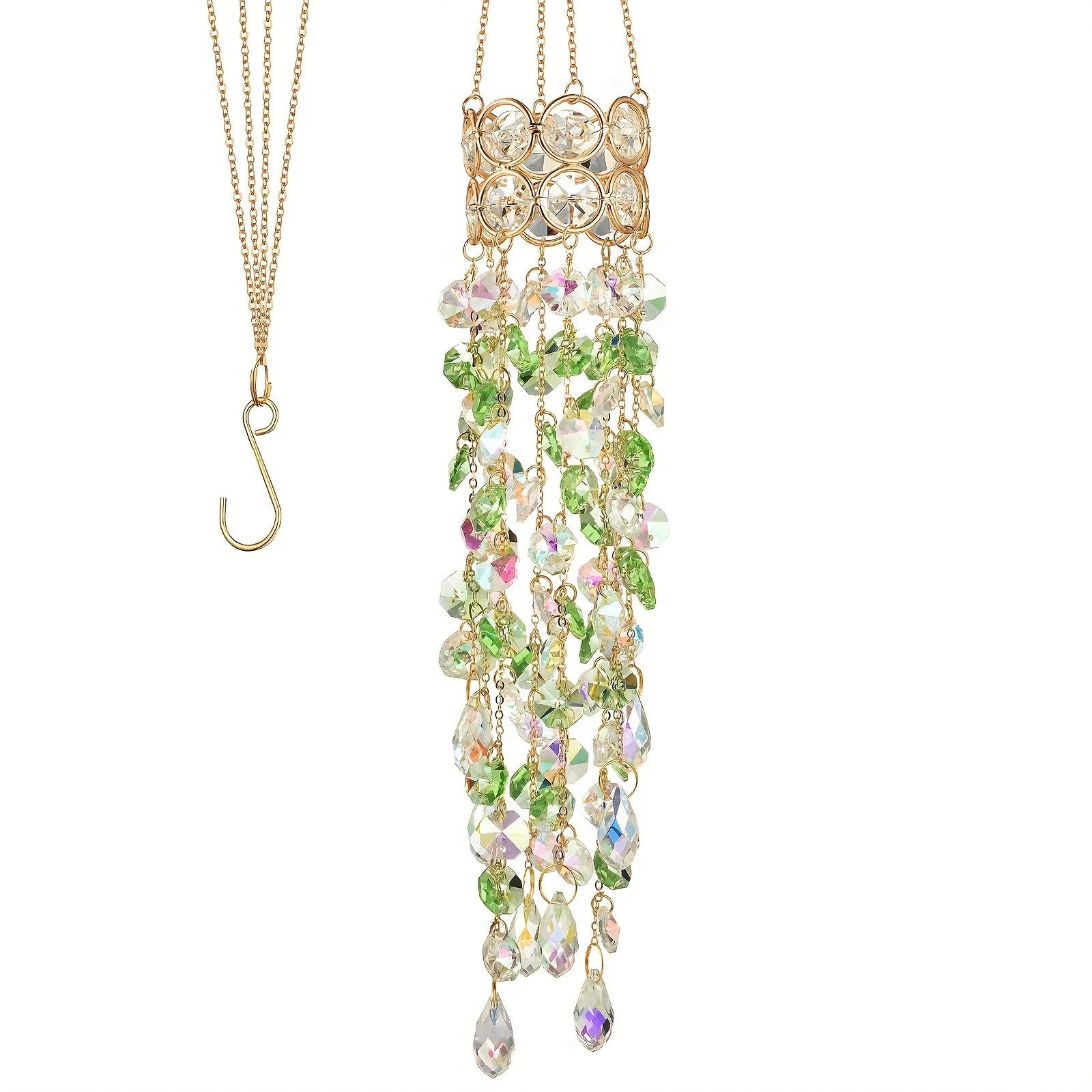 Agger Windspiel Kristalle Sonnenfänger Kristalle zum Aufhängen Sonnenfänger-Windspiel, ensterdeko Frühlingsdeko Suncatchers- Deko Jugendzimmer Mädchen