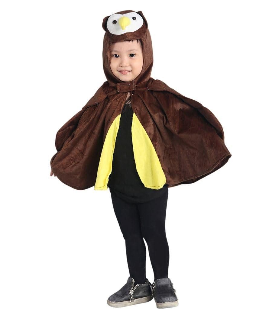 Seruna Kostüm Eule Umhang Kostüm An79 Kleinkinder Gr. 74-98 Fasching Karneval