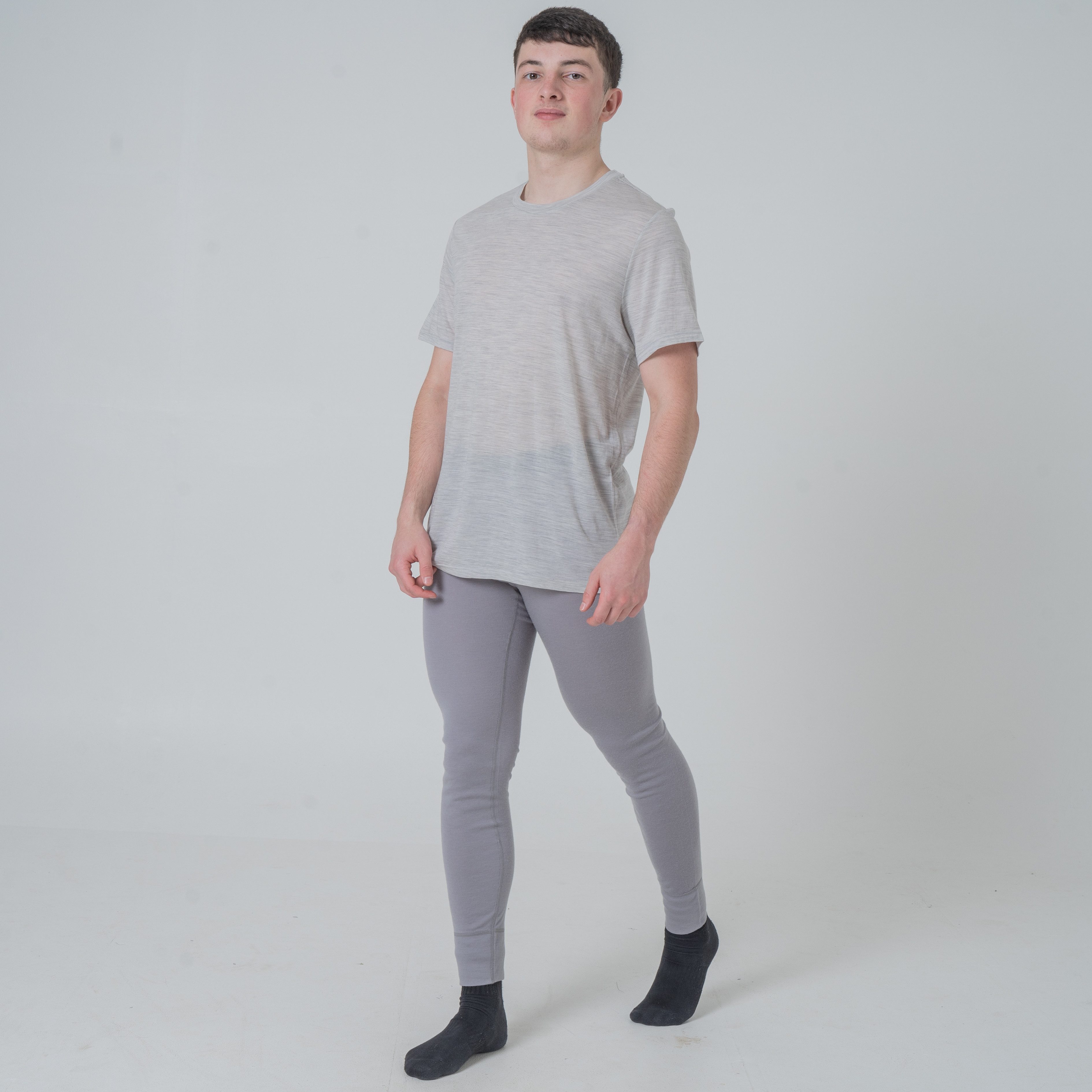 WAIRUA Thermounterhose 100% Merino Wolle 17.2 Micron Super Fein Base Layer Skiunterwäsche ohne kratzende Etiketten