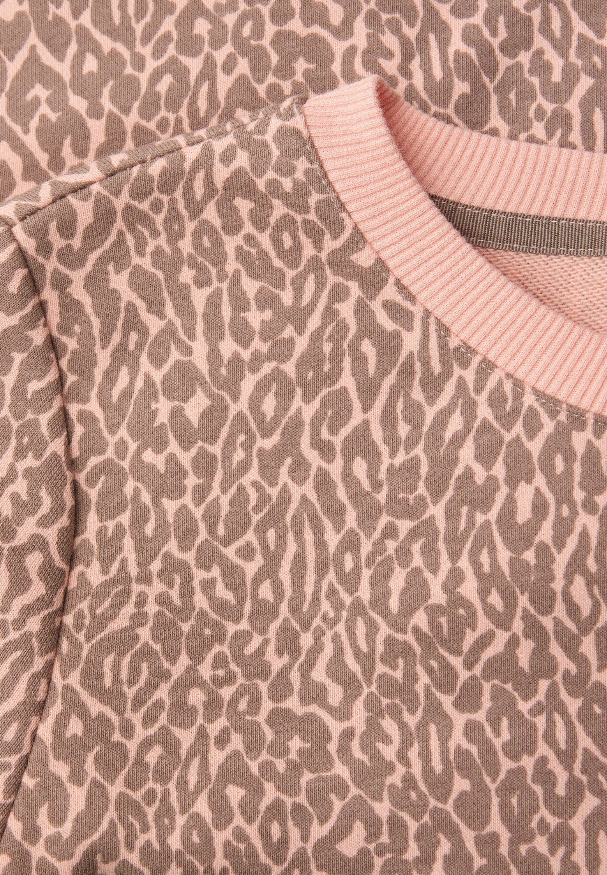 STREET ONE Sweatshirt mit Leo-Print
