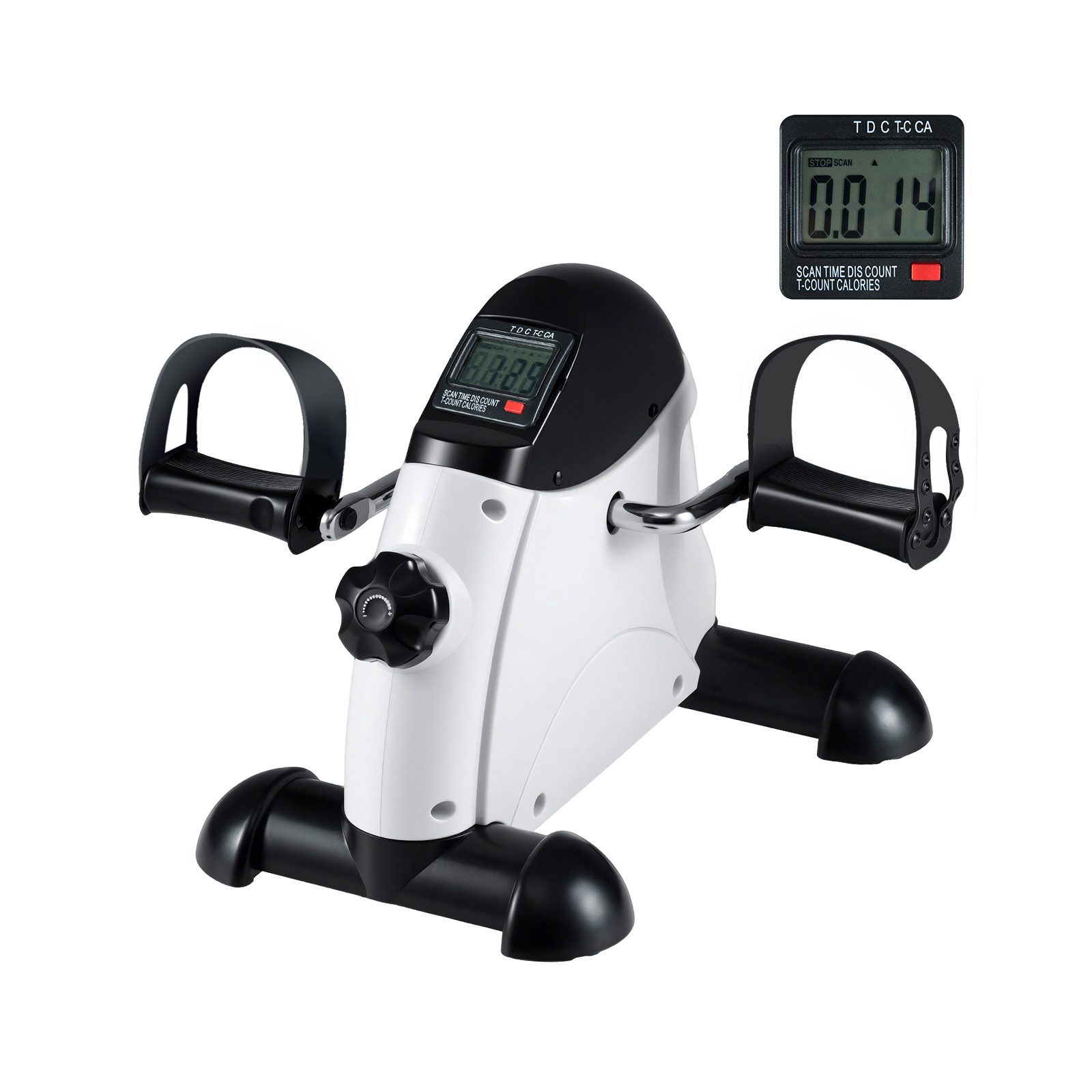 COSTWAY Mini-Stepper mit LCD-Bildschirmanzeige für Arm- & Beintraining