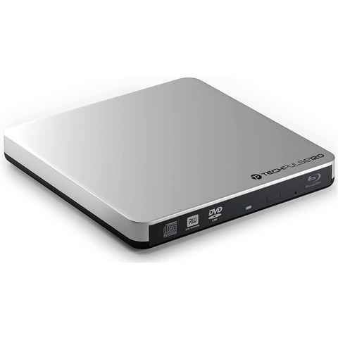 techPulse120 techPulse120 Blu-ray Brenner USB 3.0 Externer Superdrive 3D Laufwerk Blu-ray-Brenner