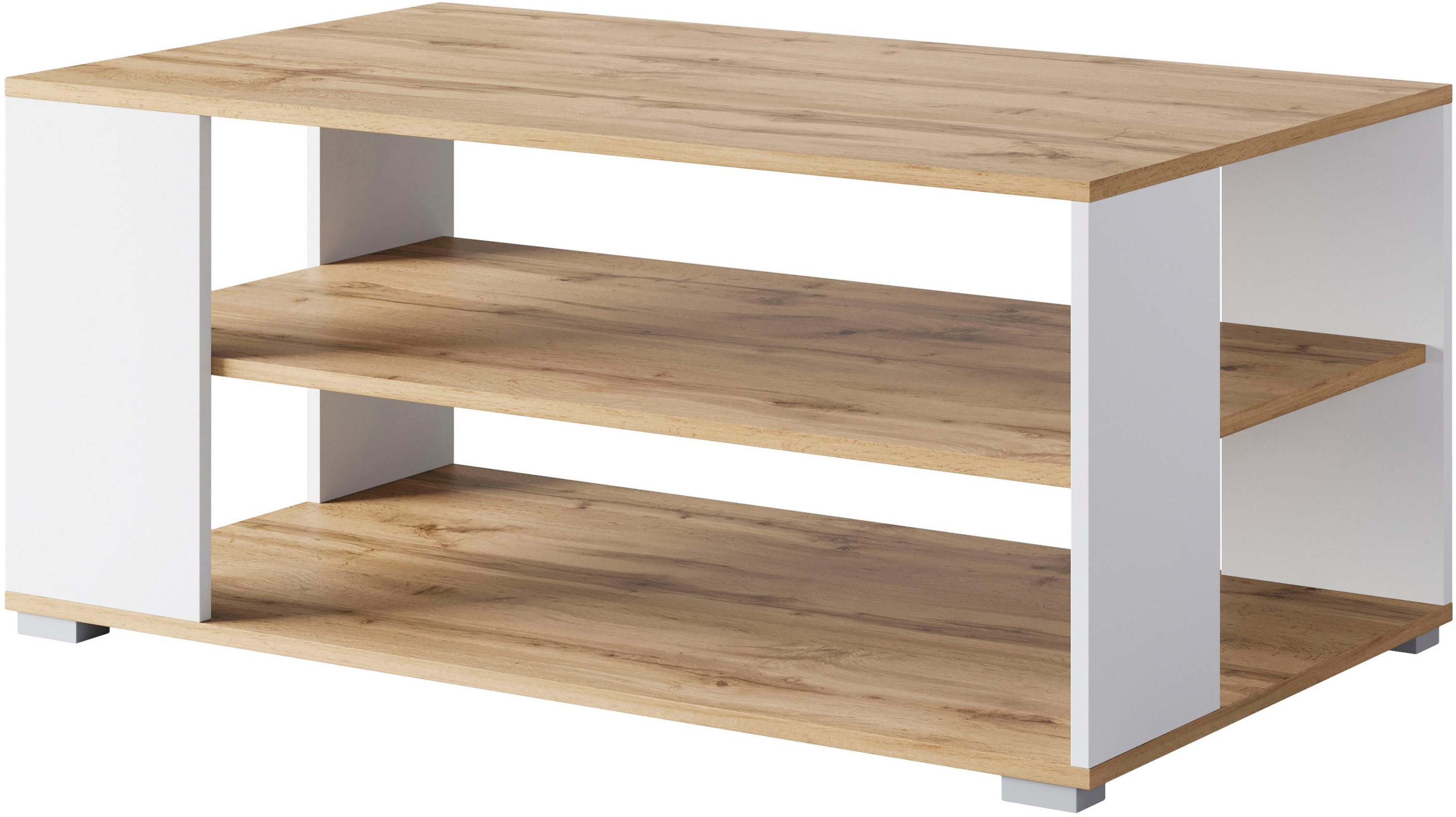 INOSIGN Couchtisch Kenia (1-St), Rechteckiger Kaffetisch, 100x66 cm, mit 2 günstig online kaufen