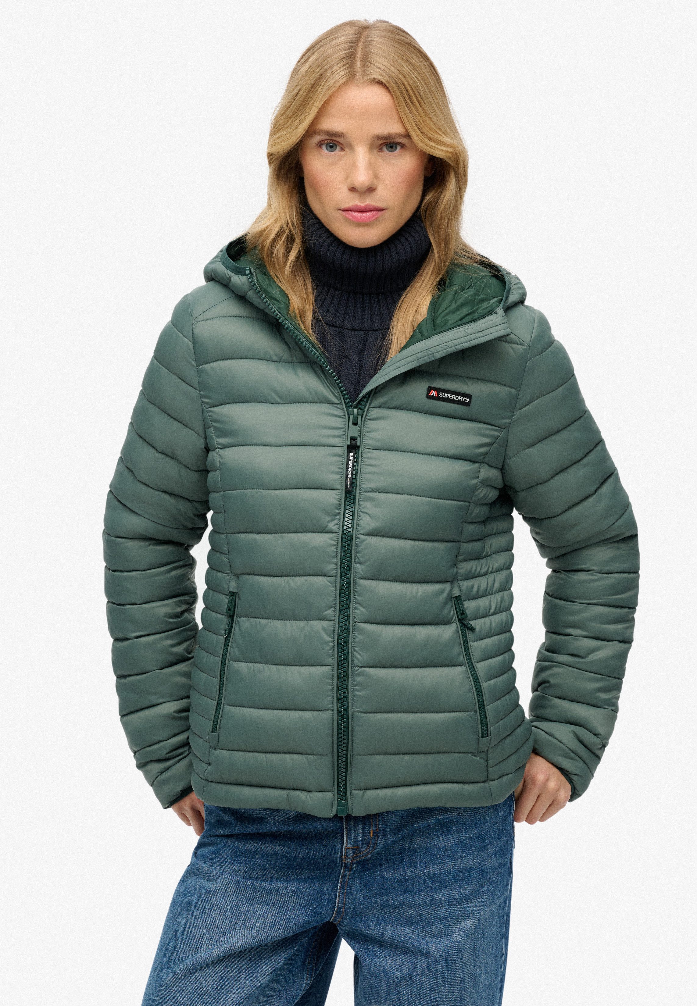 Superdry Steppjacke HOODED FUJI LITE PADDED JACKET günstig online kaufen