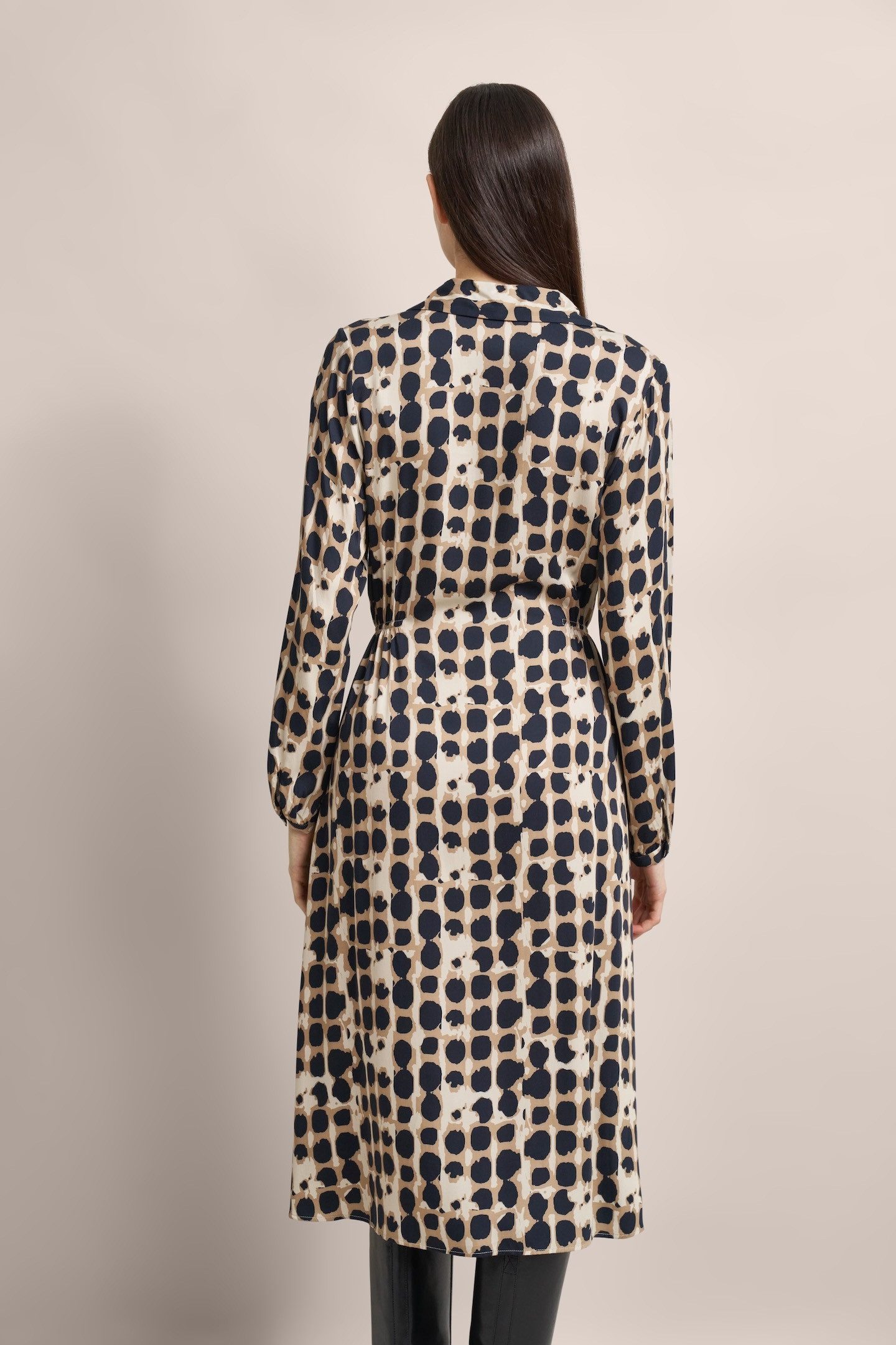bugatti Blusenkleid mit leichter Taillenraffung