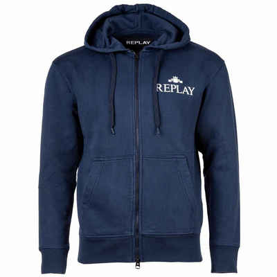 Replay Sweatshirt Herren Sweatjacke - Zip-Jacke, Kapuze, Logo