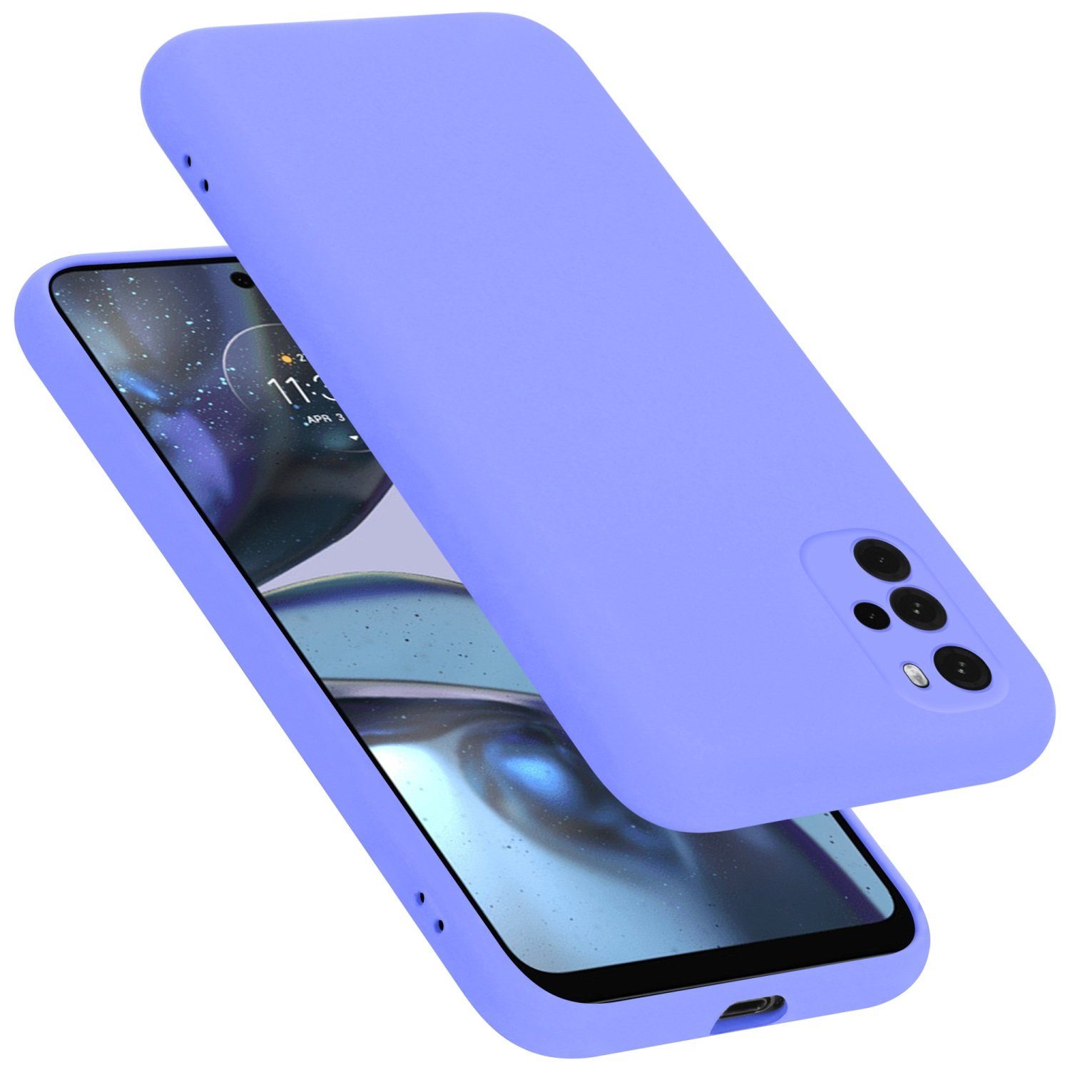 Cadorabo Handyhülle für Motorola MOTO G22 Hülle Motorola MOTO G22, Flexible Hülle TPU Silikon Schutzhülle Back Cover Case