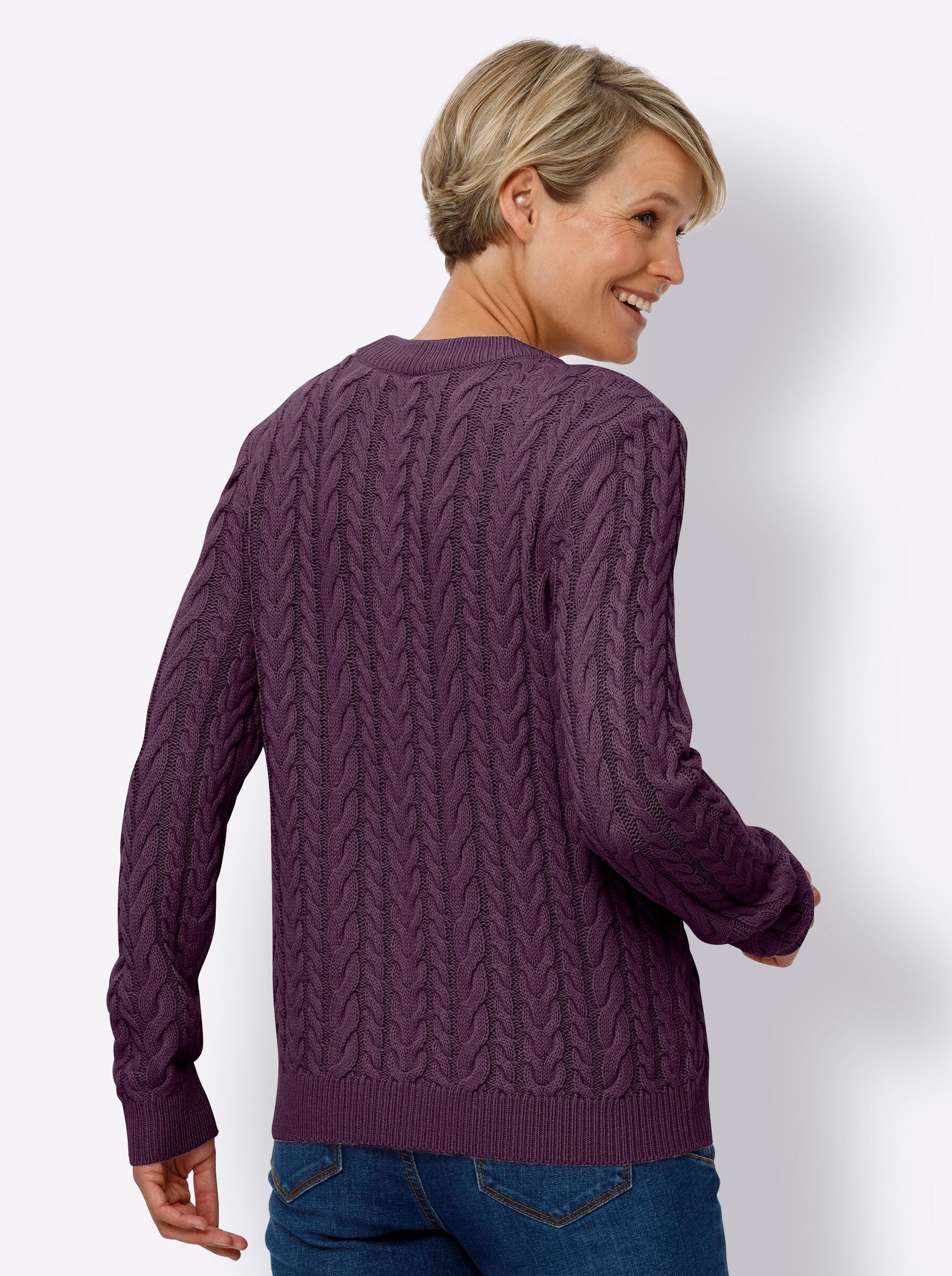 Sieh an! Strickpullover Langarm-Pullover . günstig online kaufen