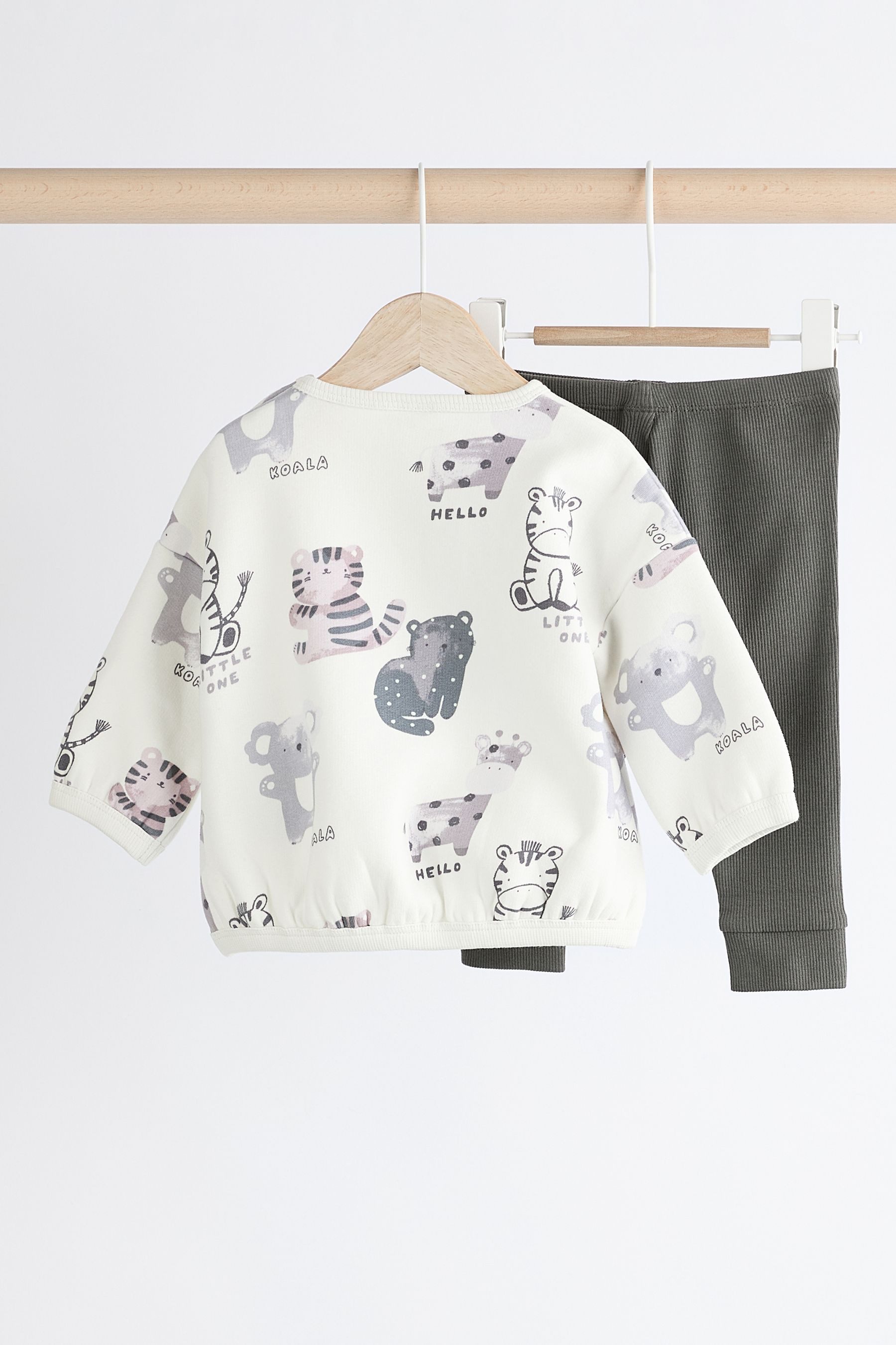 Next Shirt & Hose Baby Oberteil und Leggings, Animal (2-tlg)