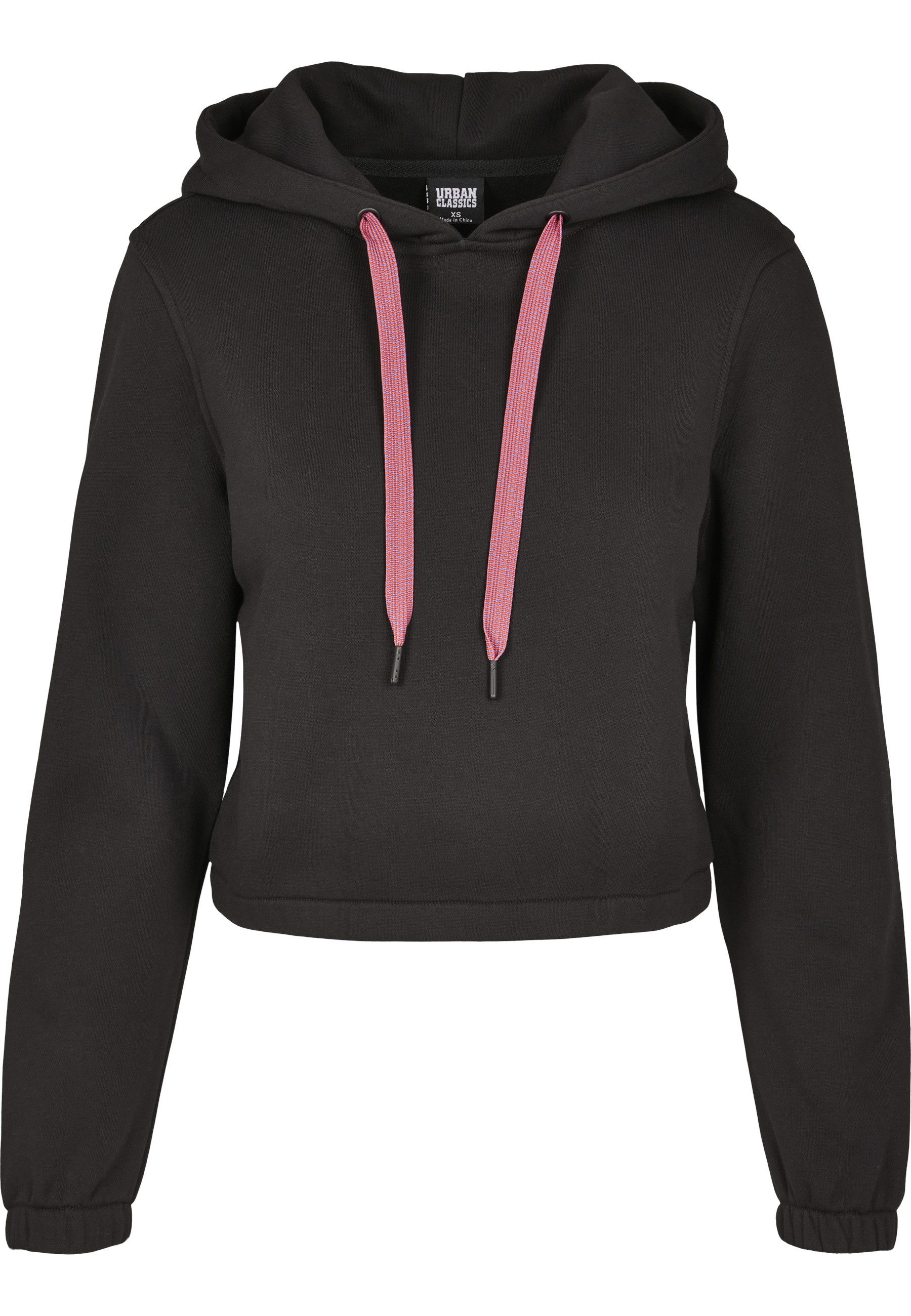 Rundhalspullover Urban Classics Damen Ladies Contrast Drawstring Hoody