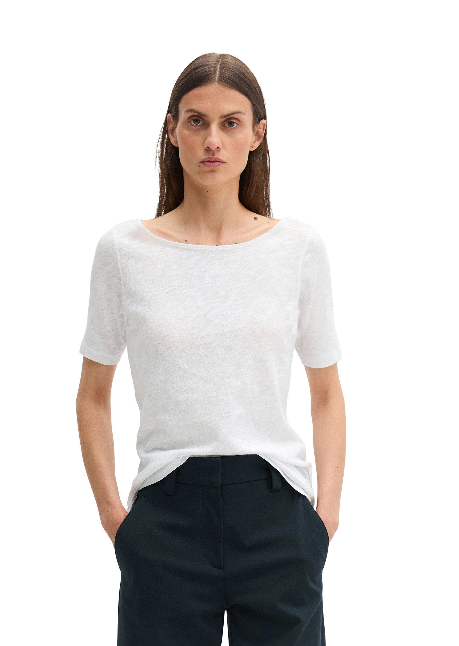 Marc O'Polo T-Shirt mit U-Boot-Ausschnitt